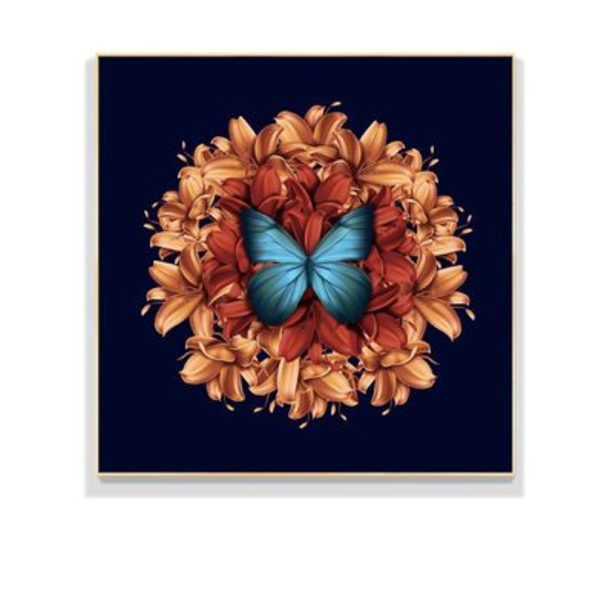 Abstract African Art Crystal Painting