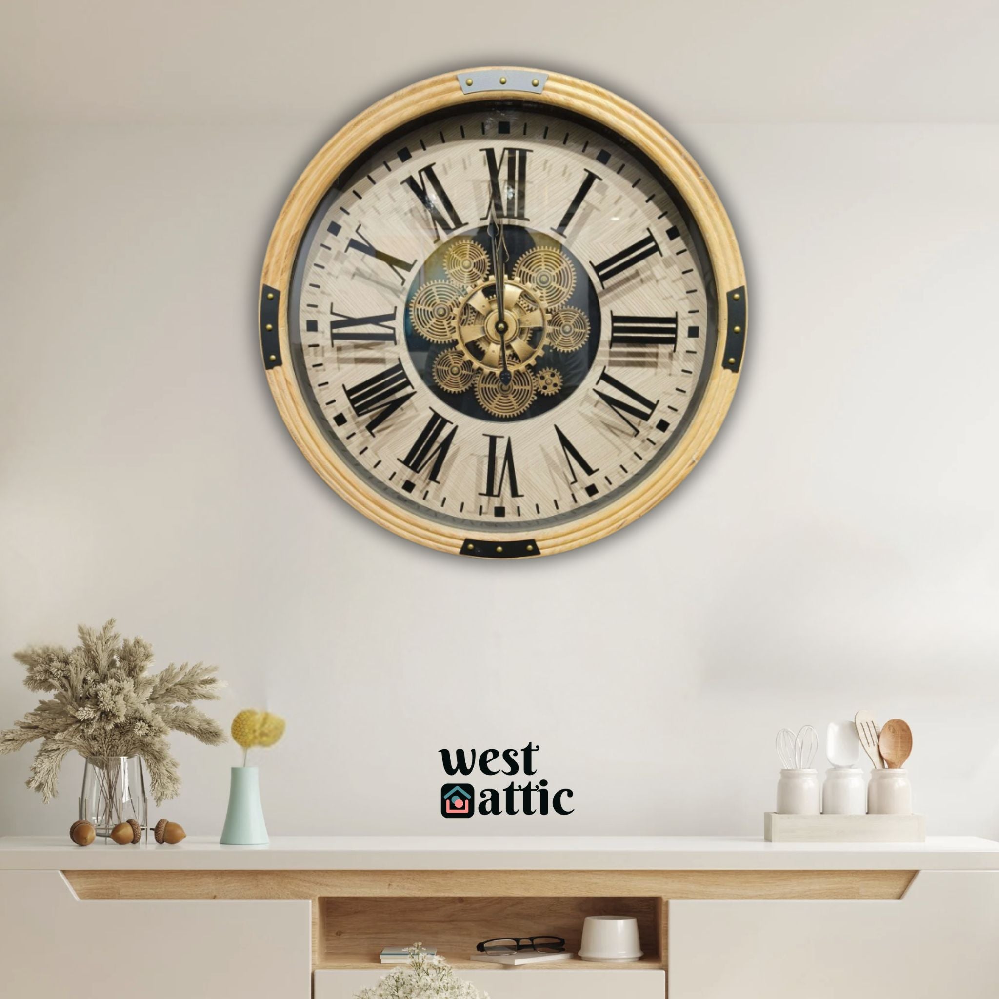 Aged Mechanism Clock