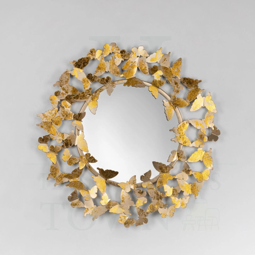 Butterfly Bevel Wall Mirror