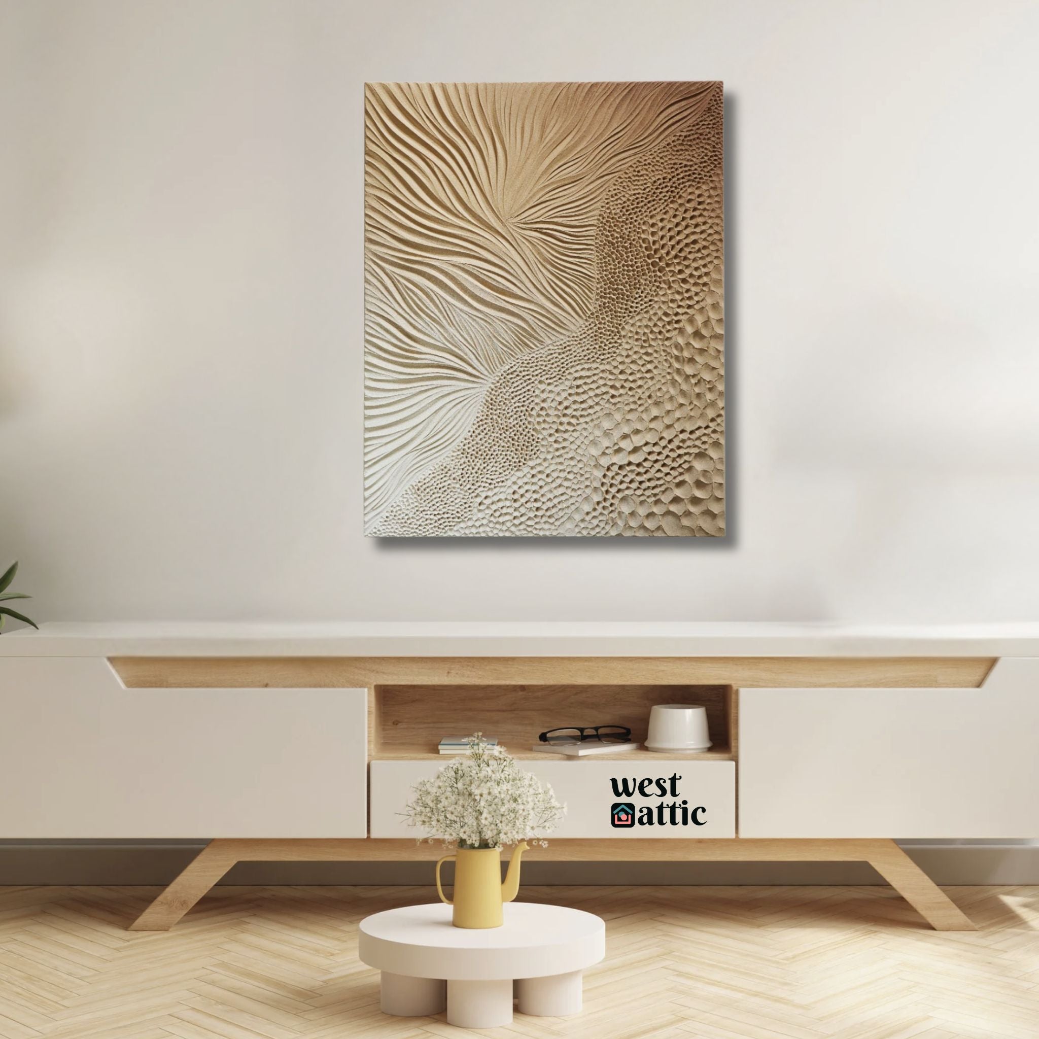 Desert Dunes Textured Wall Painting
