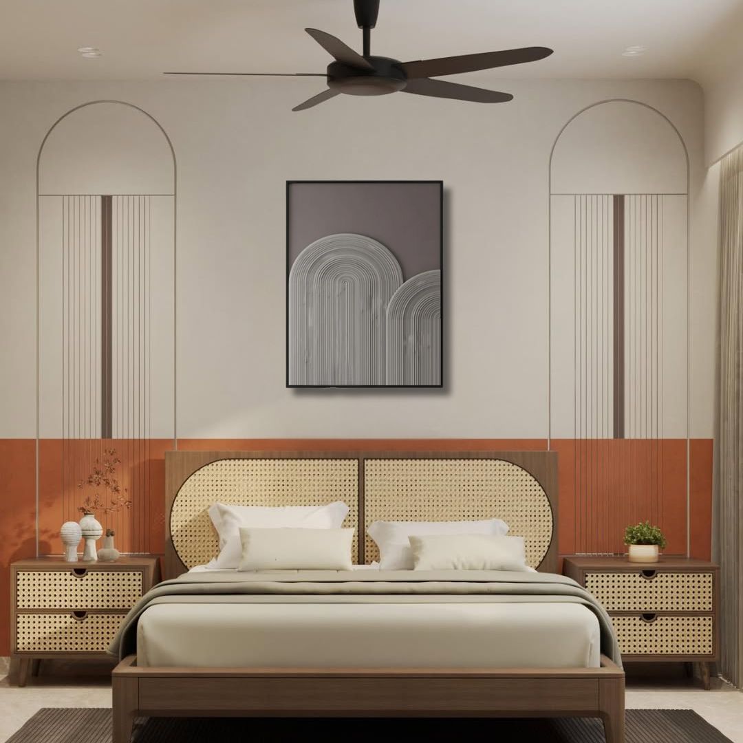 Echoing Arches Textured Geometric Art