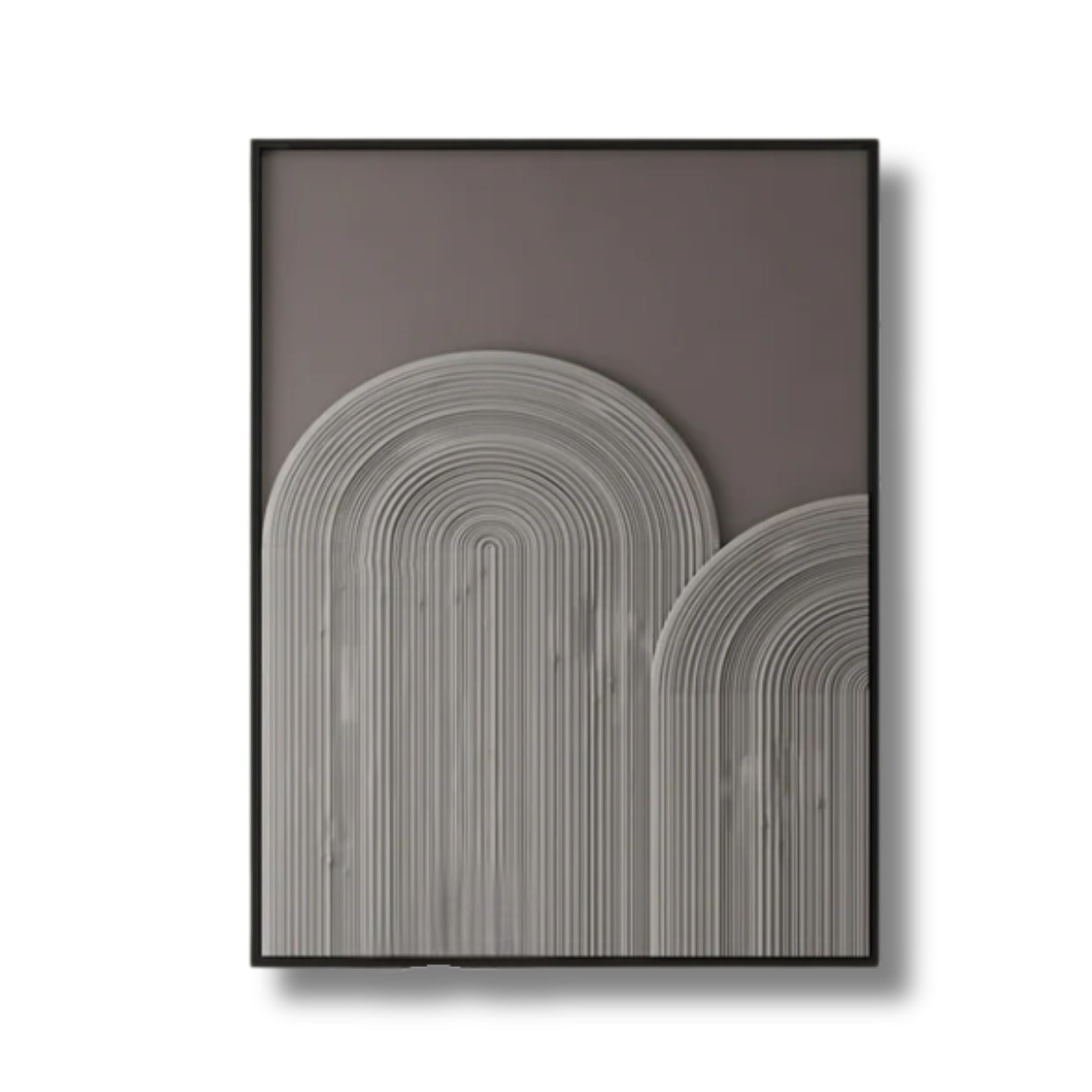 Echoing Arches Textured Geometric Art