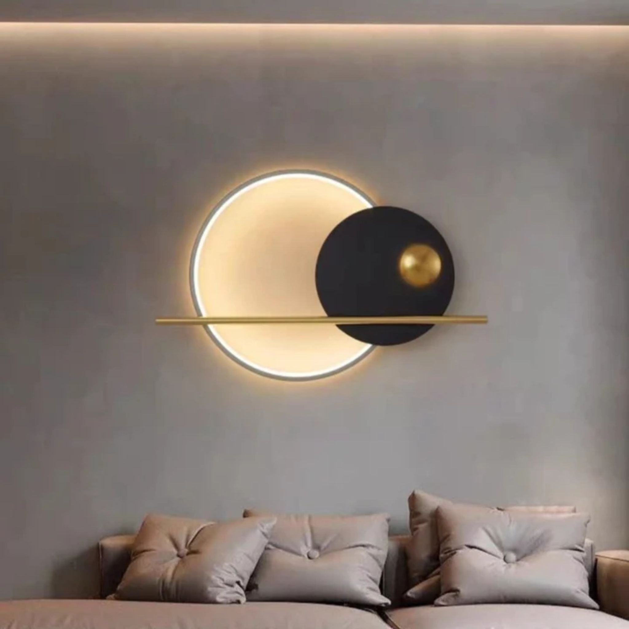 Linear Circular LED Wall Art