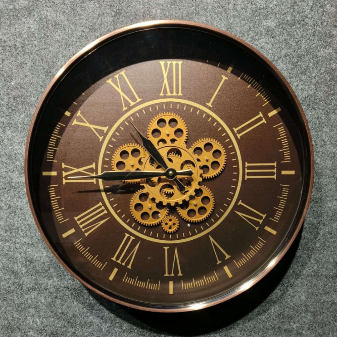 Magnum Moving Gear Mechanism Clock