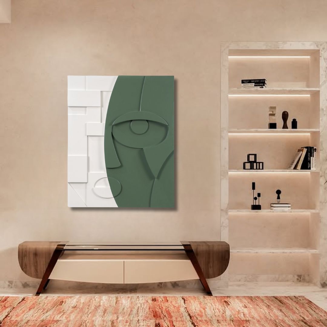 Modern Visage Geometric Wall Art