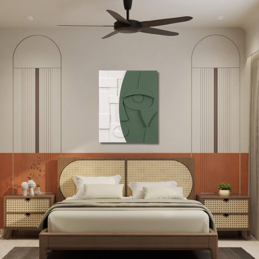 Modern Visage Geometric Wall Art