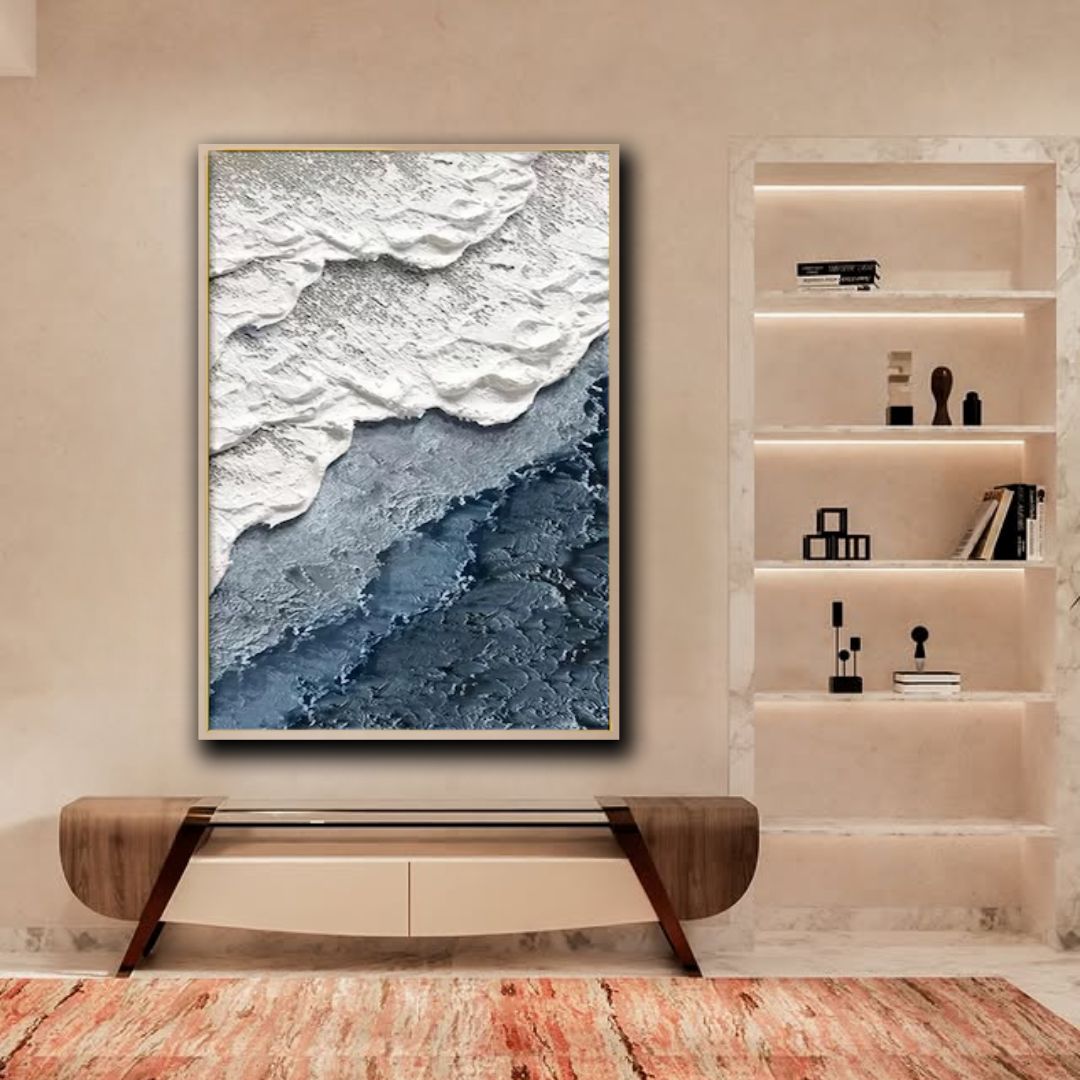 OceanEmbraceTexturedWallArt