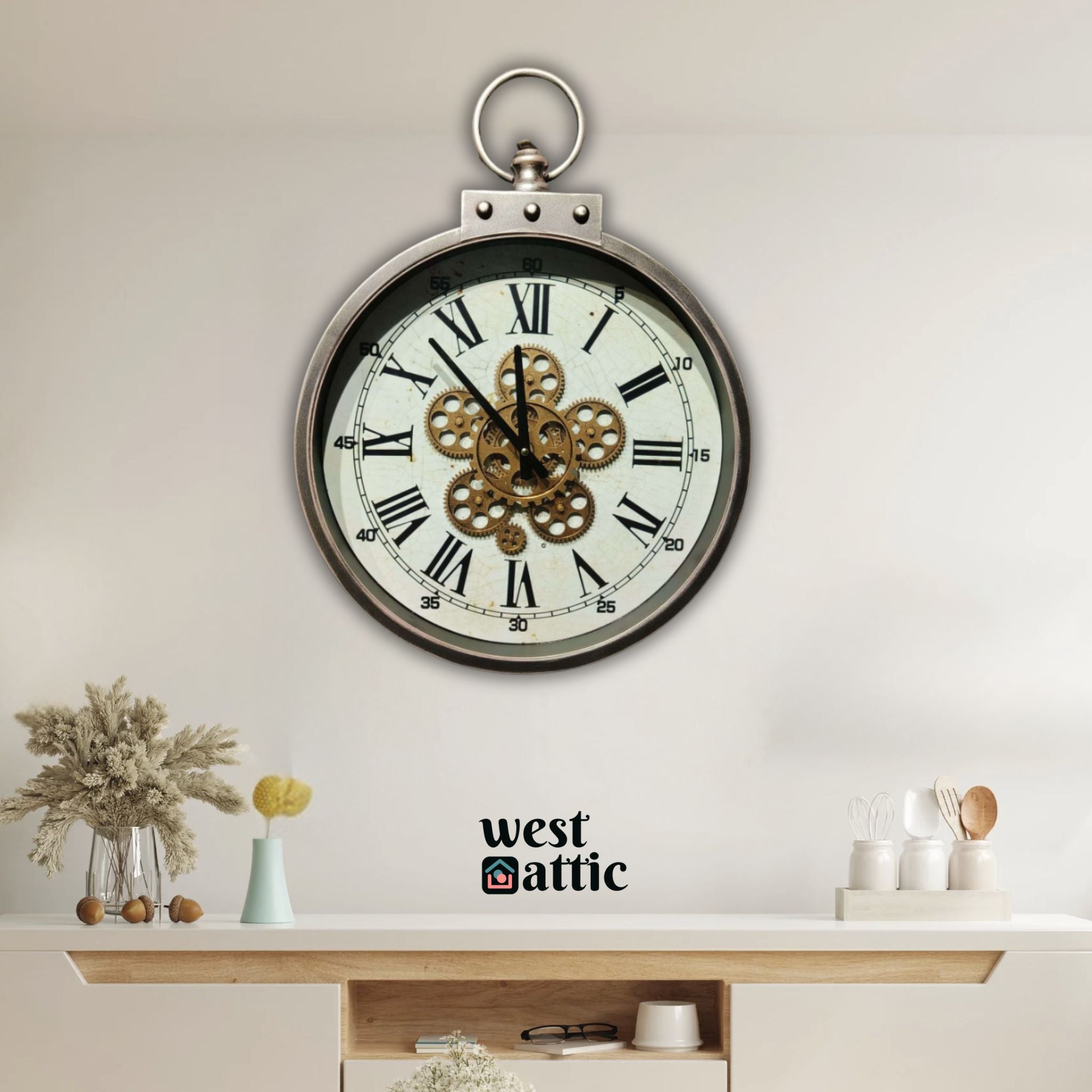 Orbital Gear Wall Clock