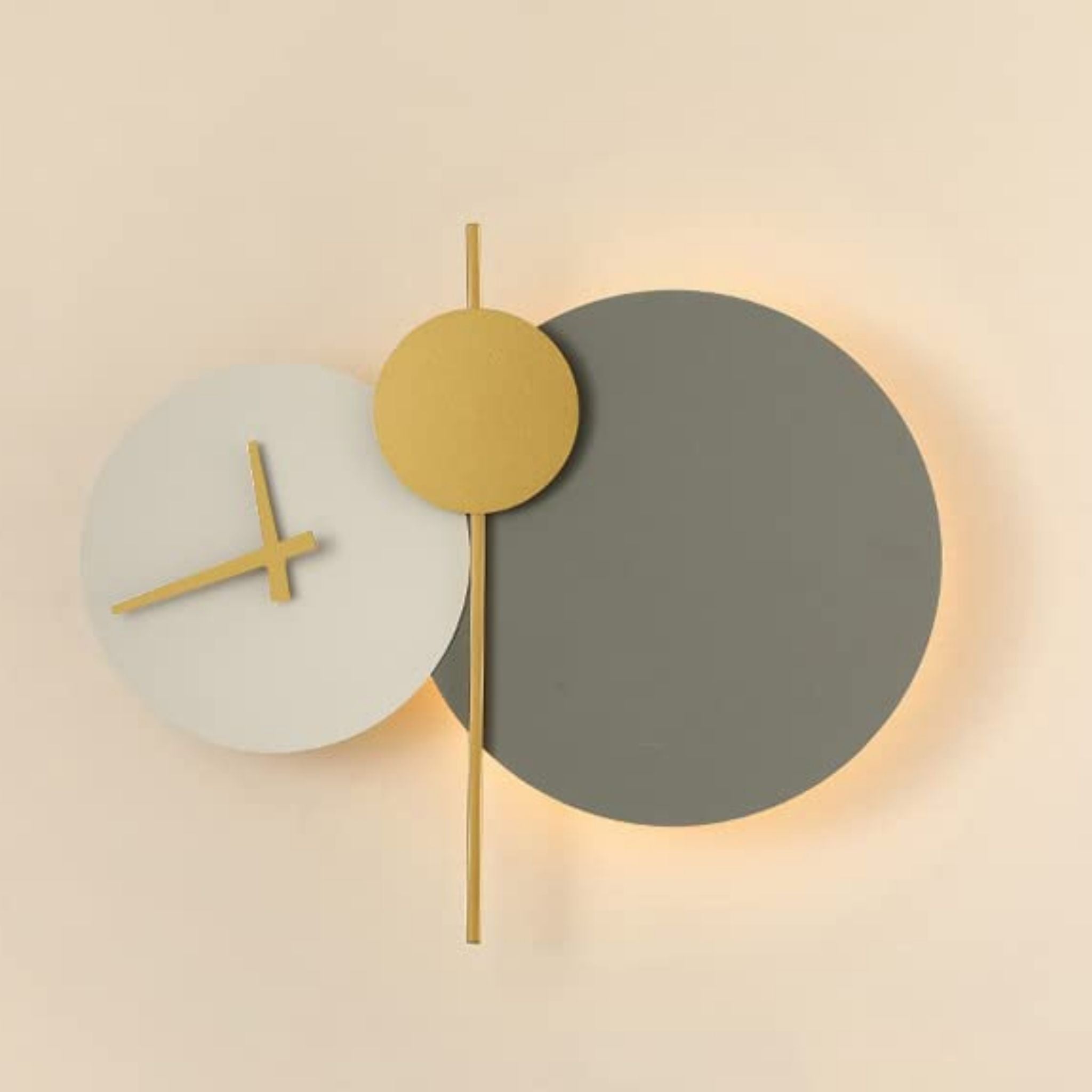 Round Linear LED Wall Clock