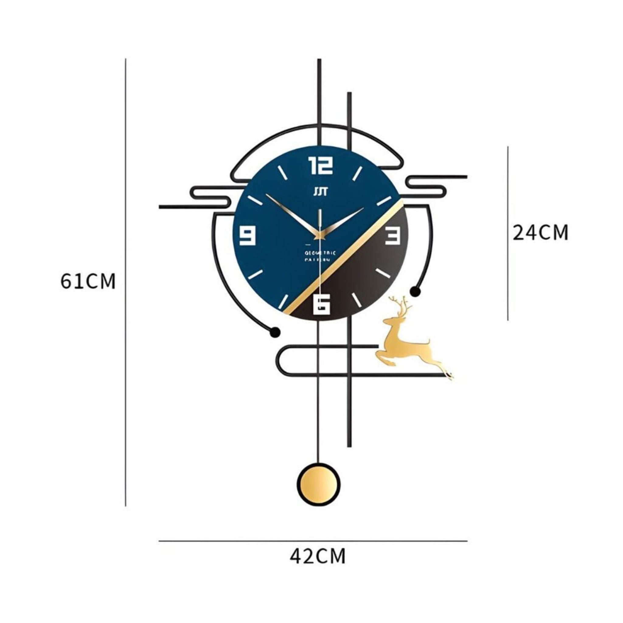 Stellar Deer Wall Clock