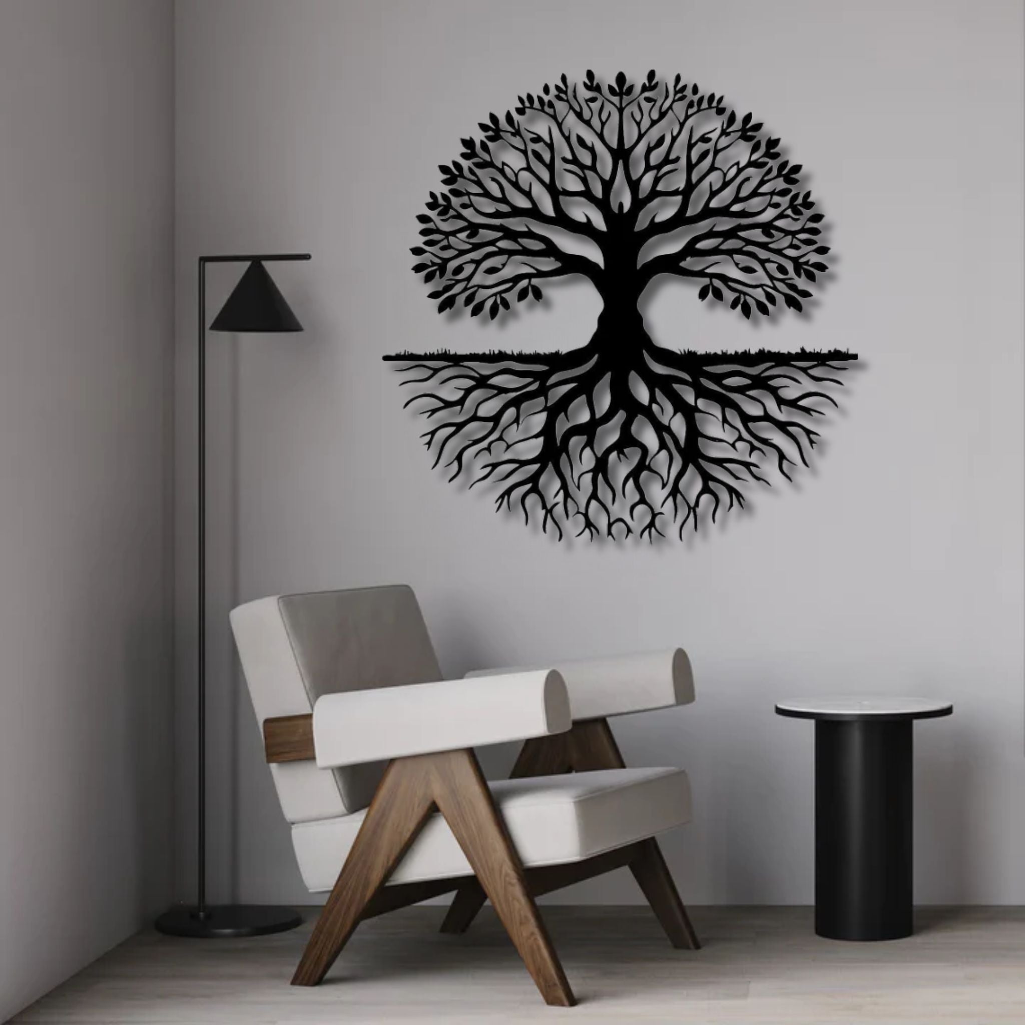 Symbolic Tree of Life Metal Wall Art