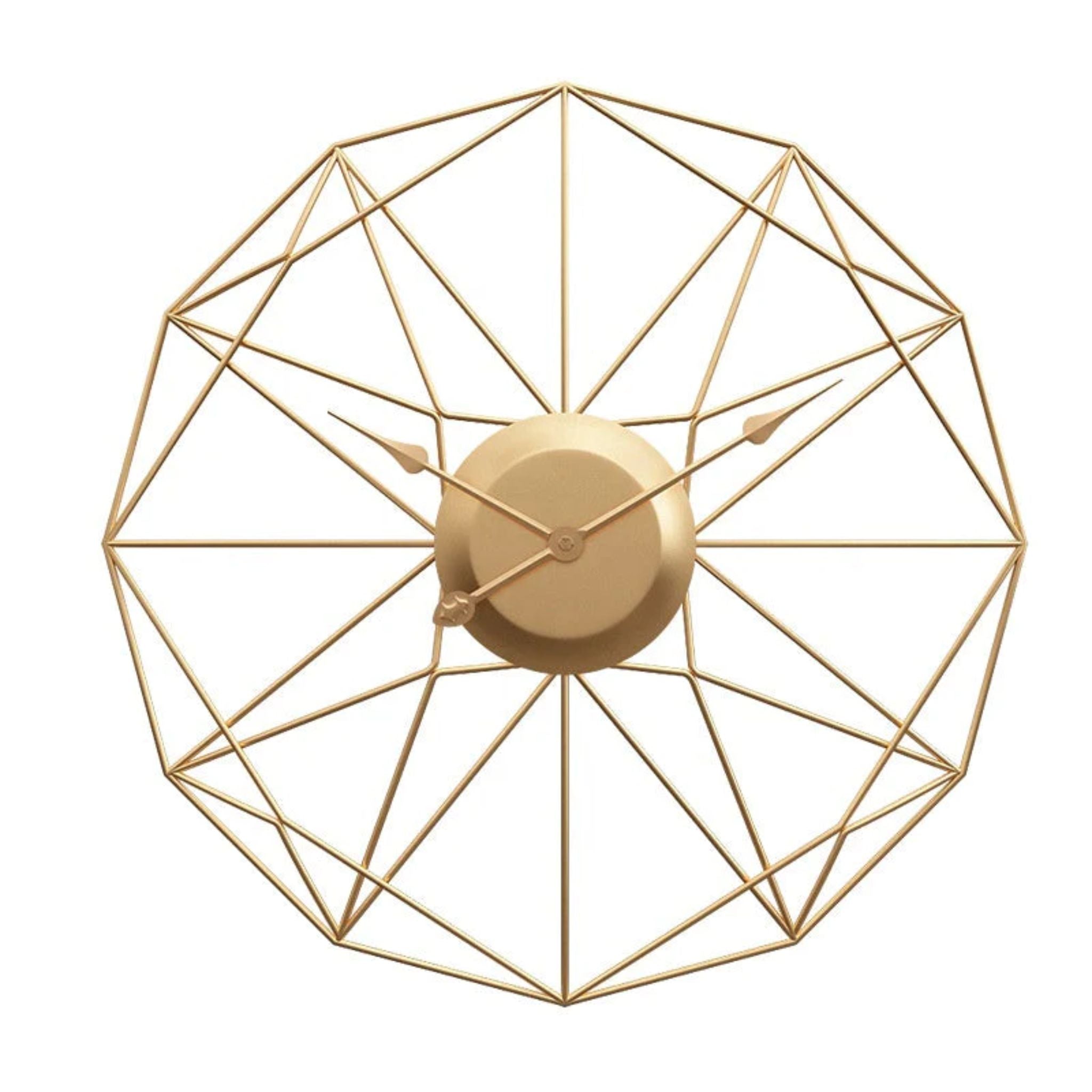 Polygon Metal Wall Clock