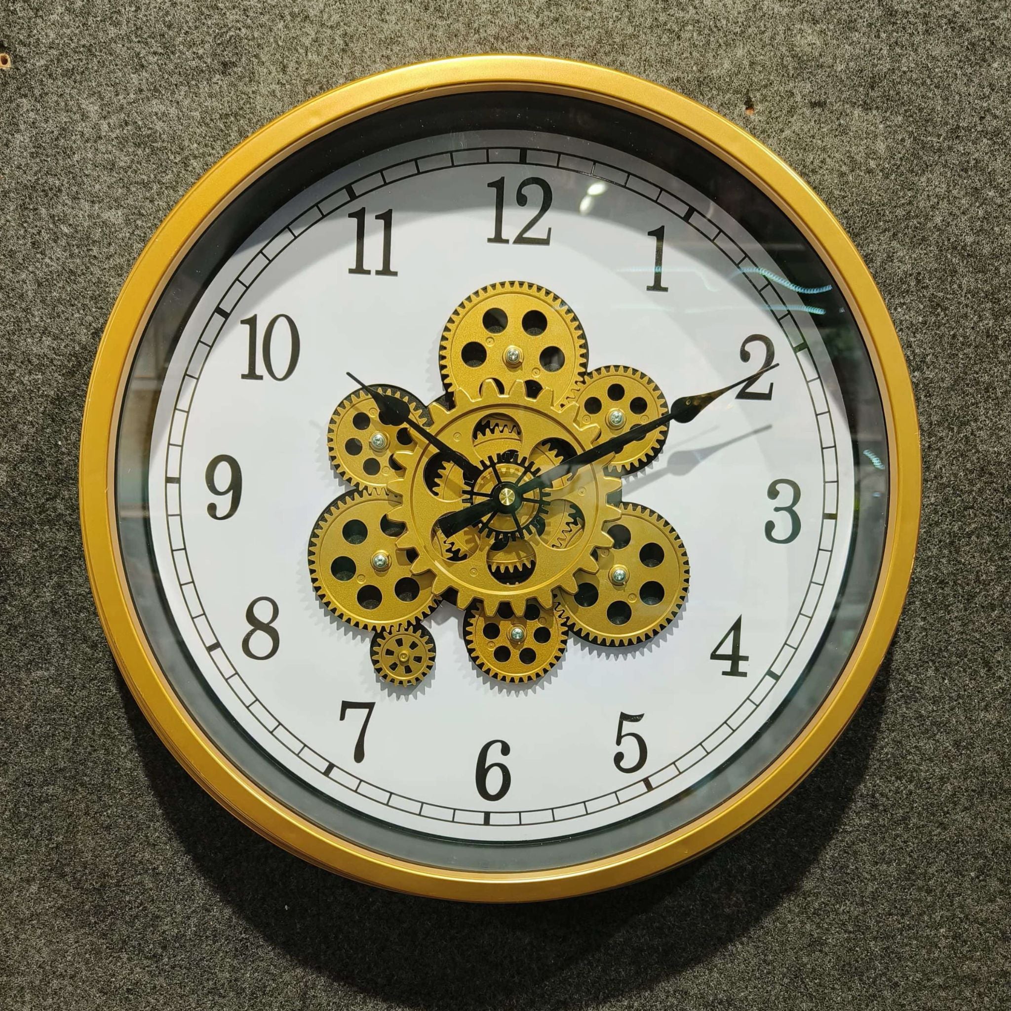 Antique Gold Mechanical Gear Clock