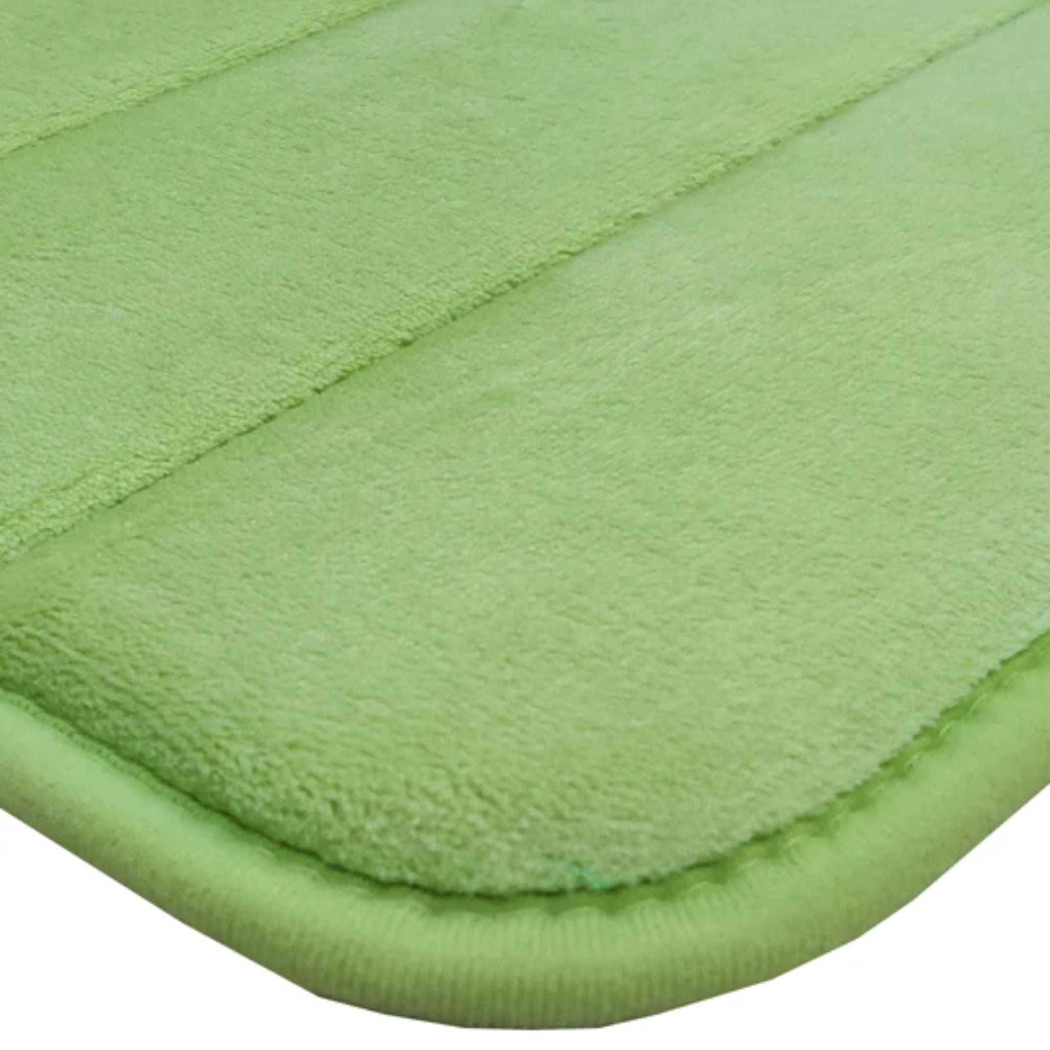 Anti Skid Memory Foam Mat (Green Color)