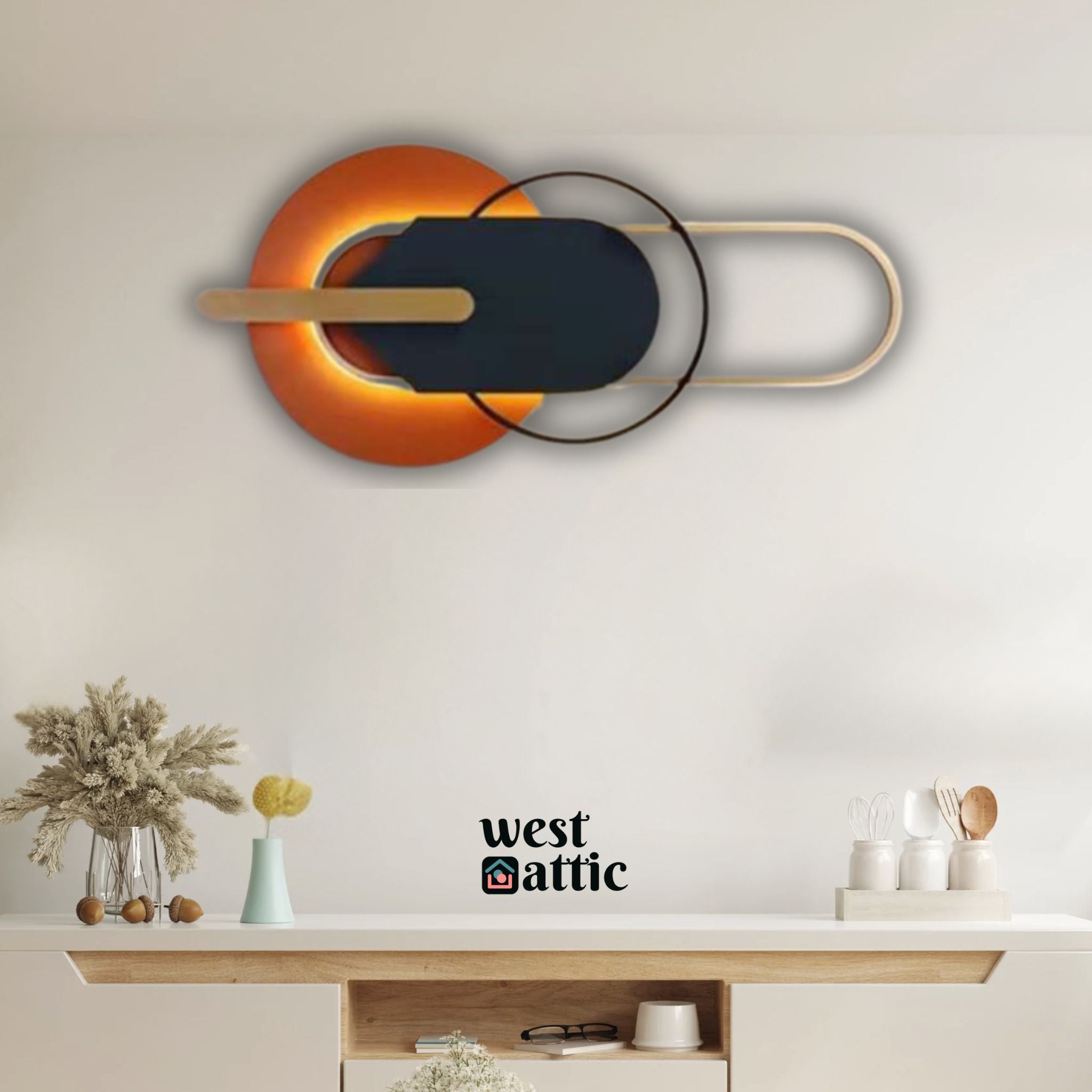 Aurora Orbit LED Wall Art