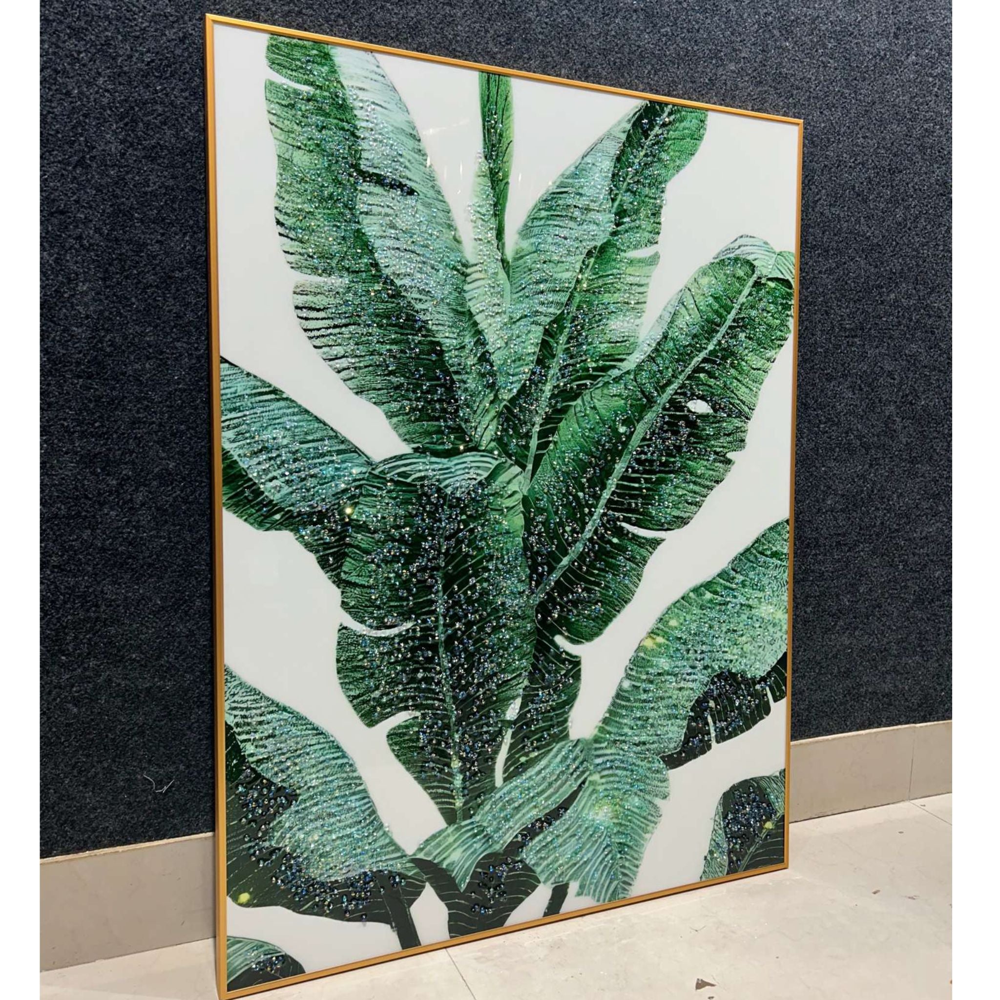 Banana Leaf Botanical Wall Frame