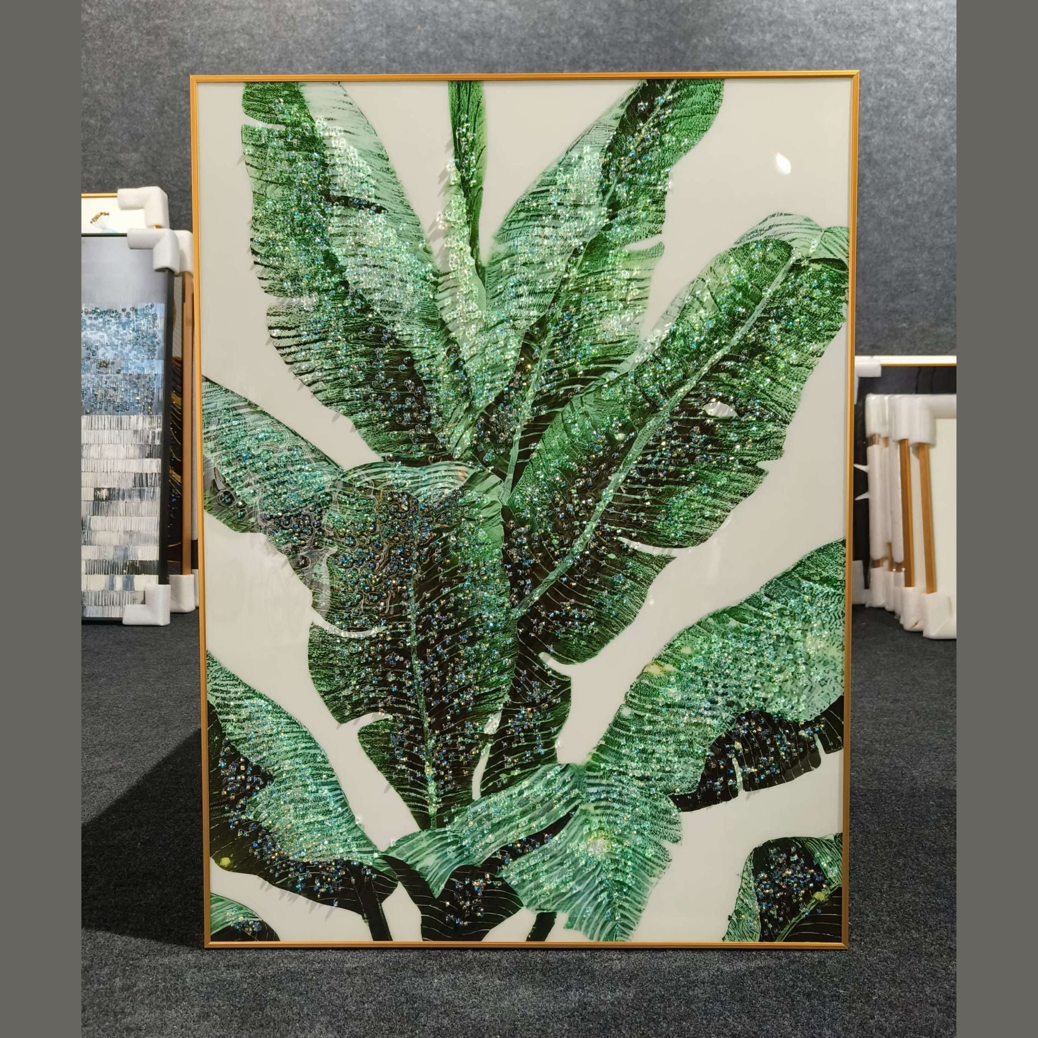 Banana Leaf Botanical Wall Frame