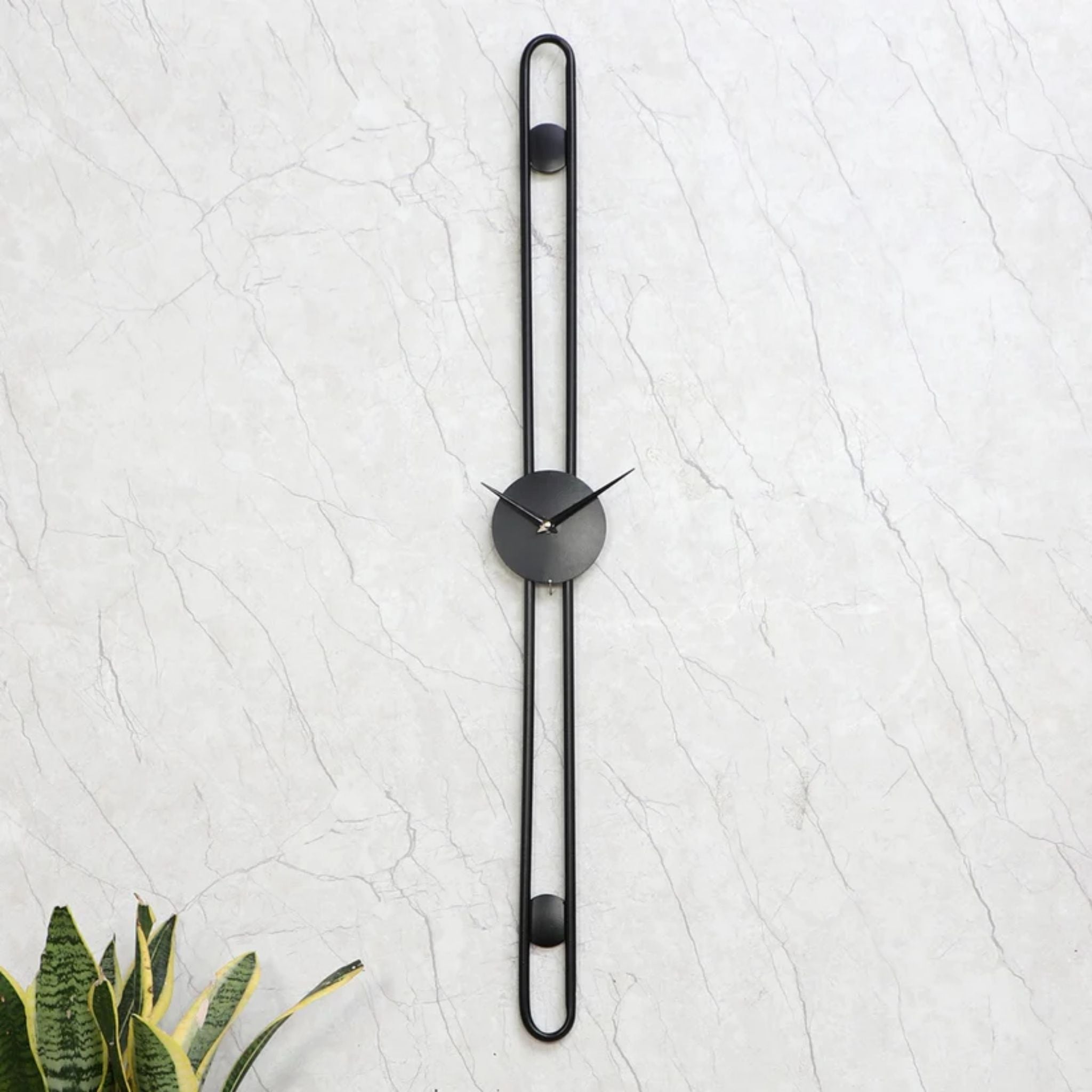 Black Capsule Wall Clock