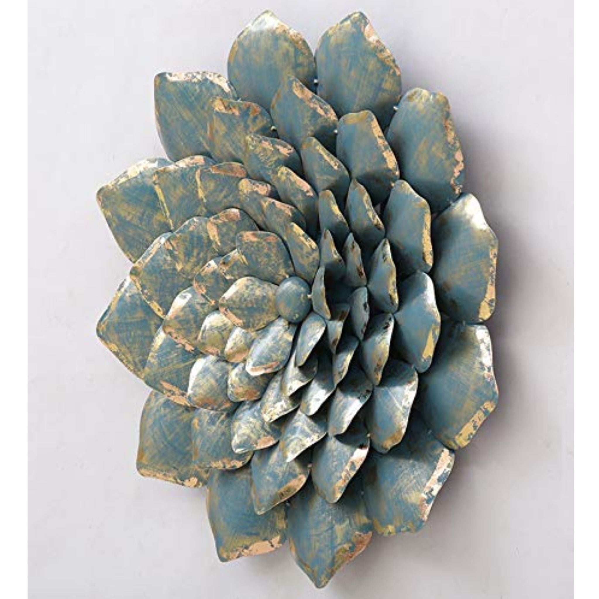 Dahlia Flower Metal Wall Art