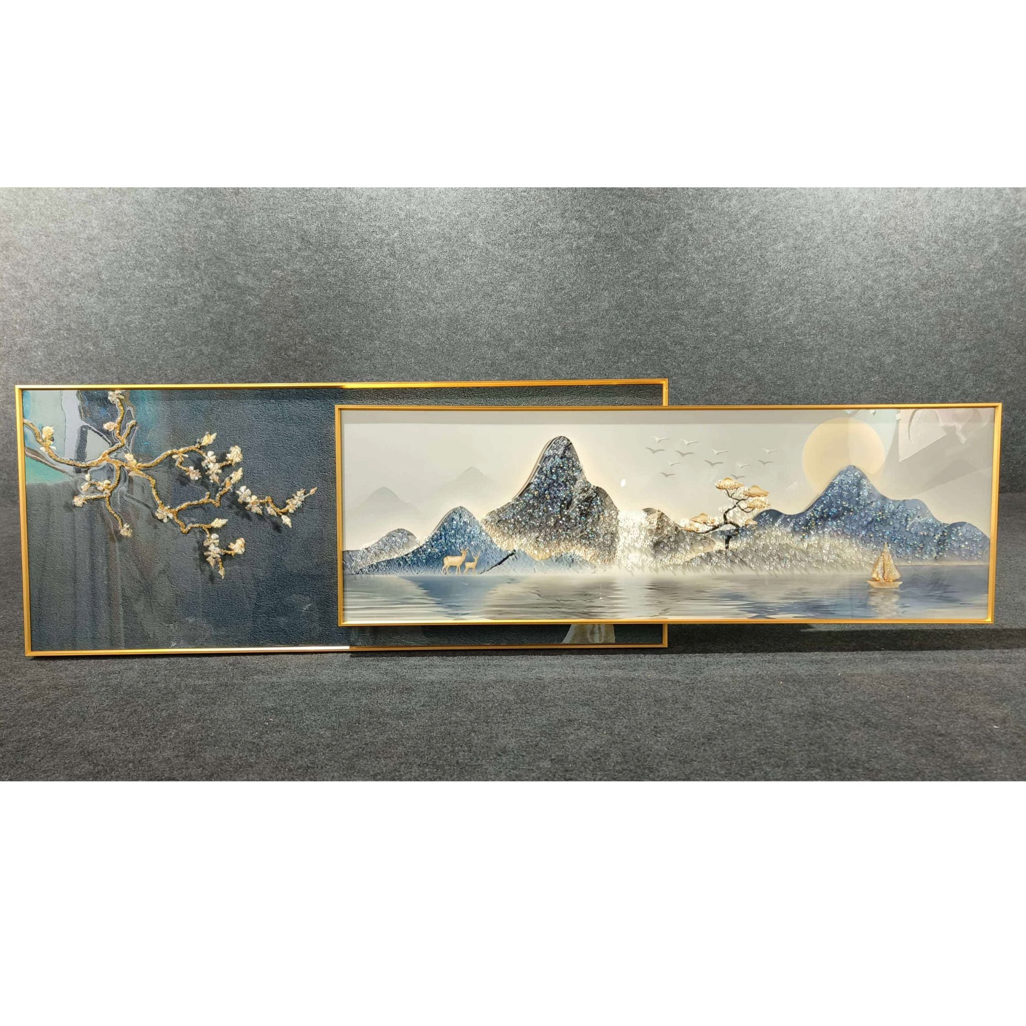 Blossom & Peaks Scenic Crystal Wall Art