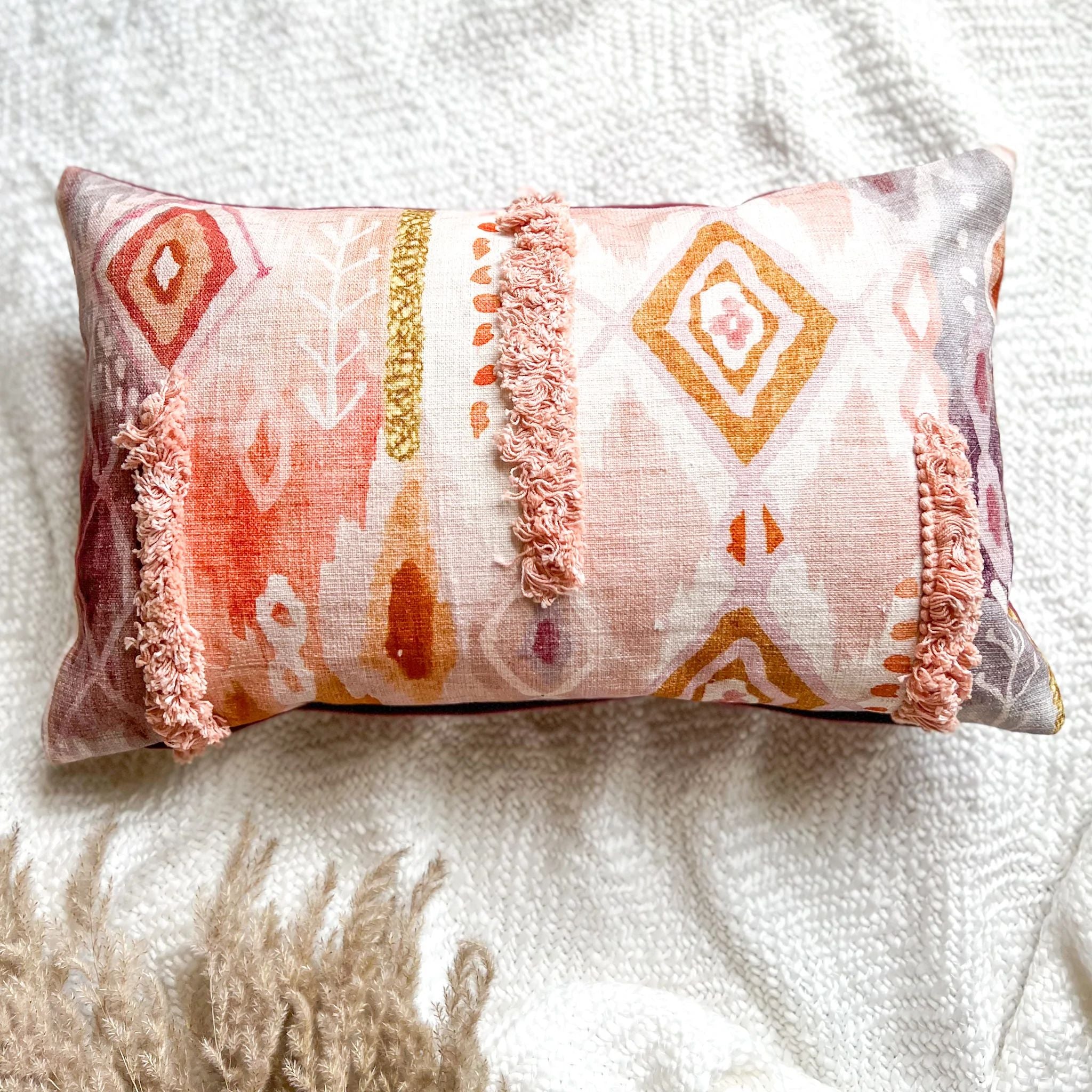 Boho Bliss Lumbar Cushion Cover