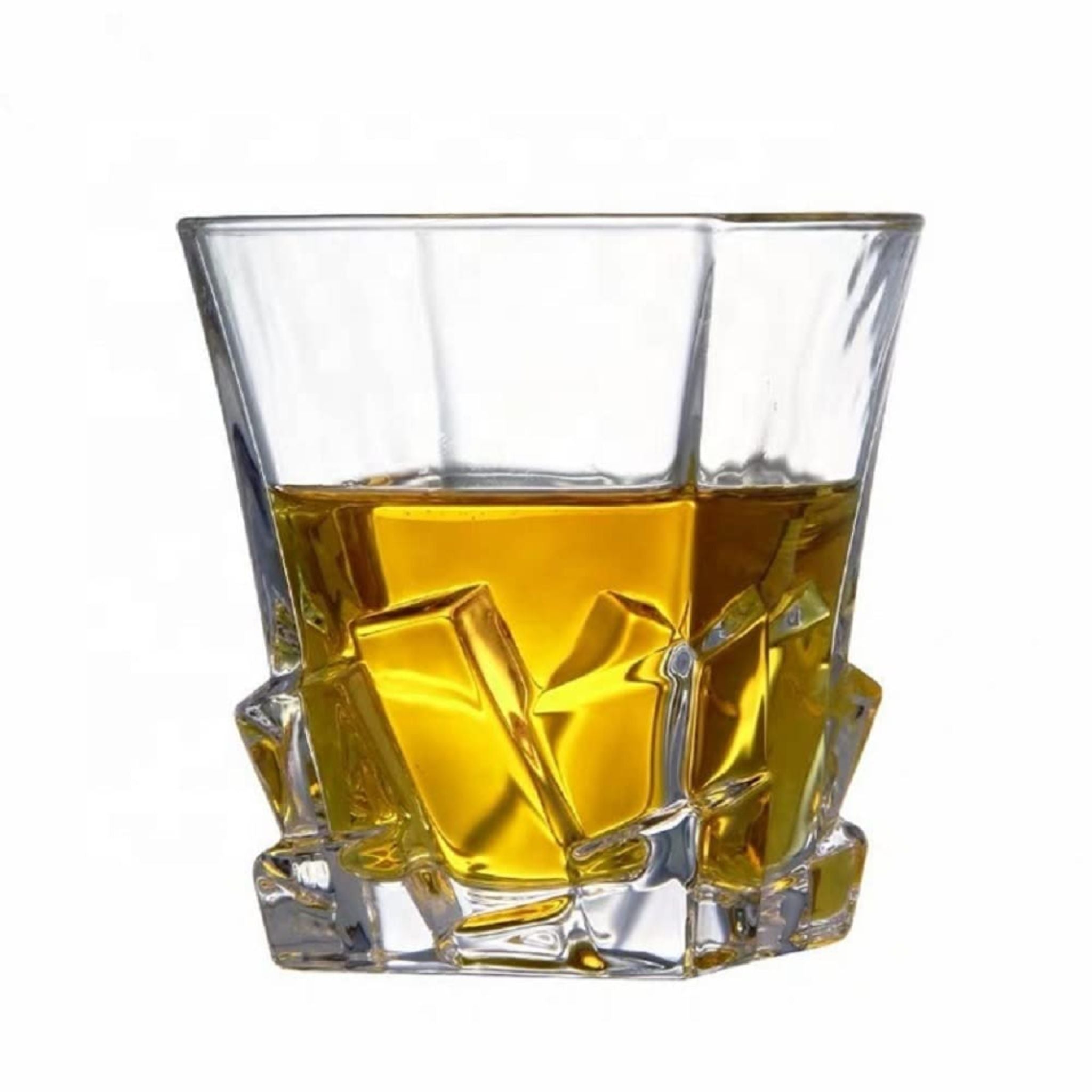 Brick Style Whiskey Glass - Set of 4