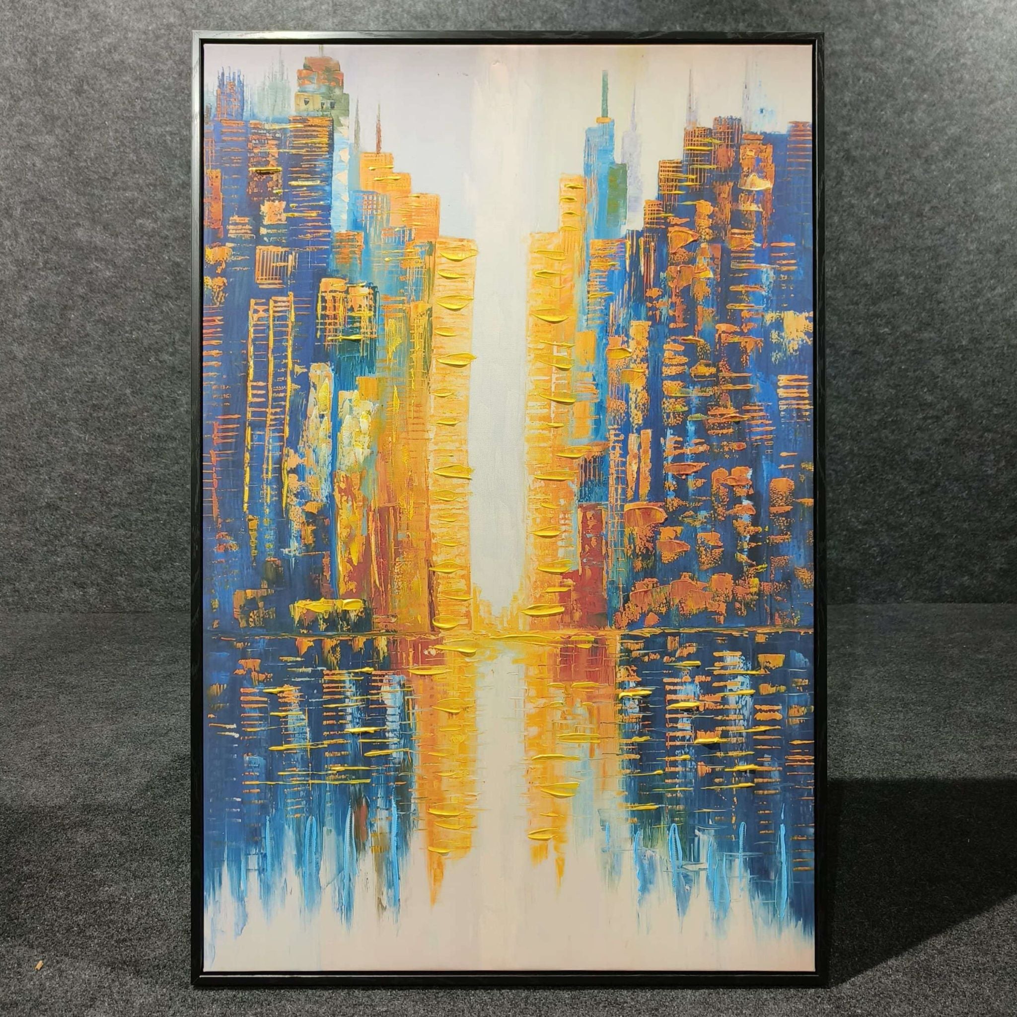 City Glow Skyline Wall Art