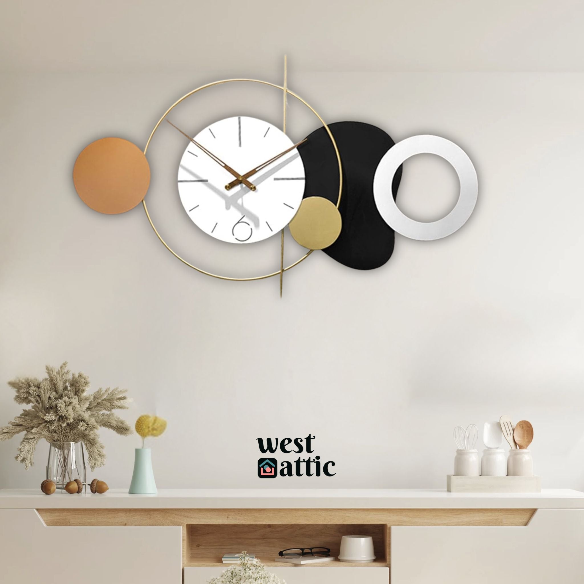 Cosmic Flow Wall Clock