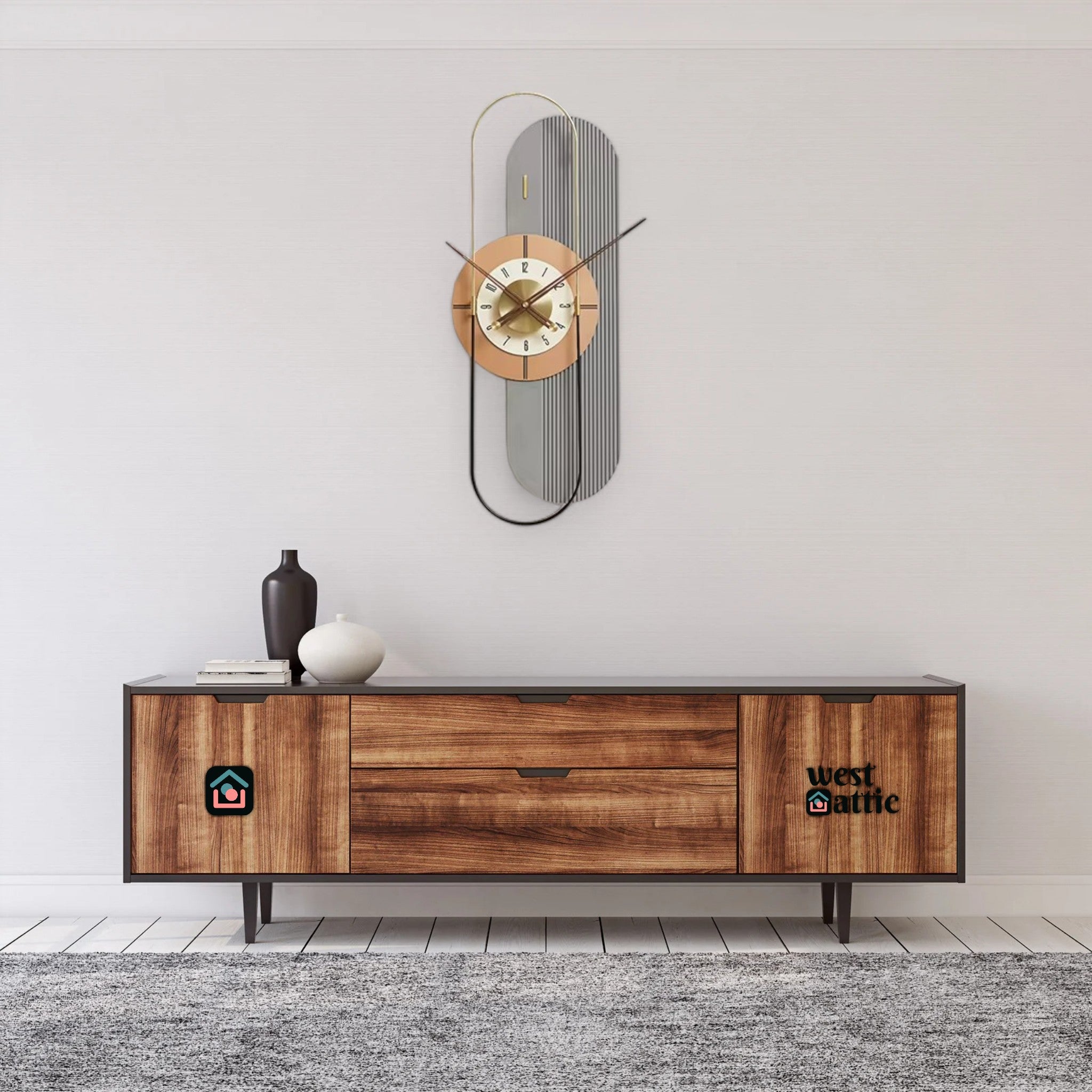 Cosmic Silhouette Wall Clock