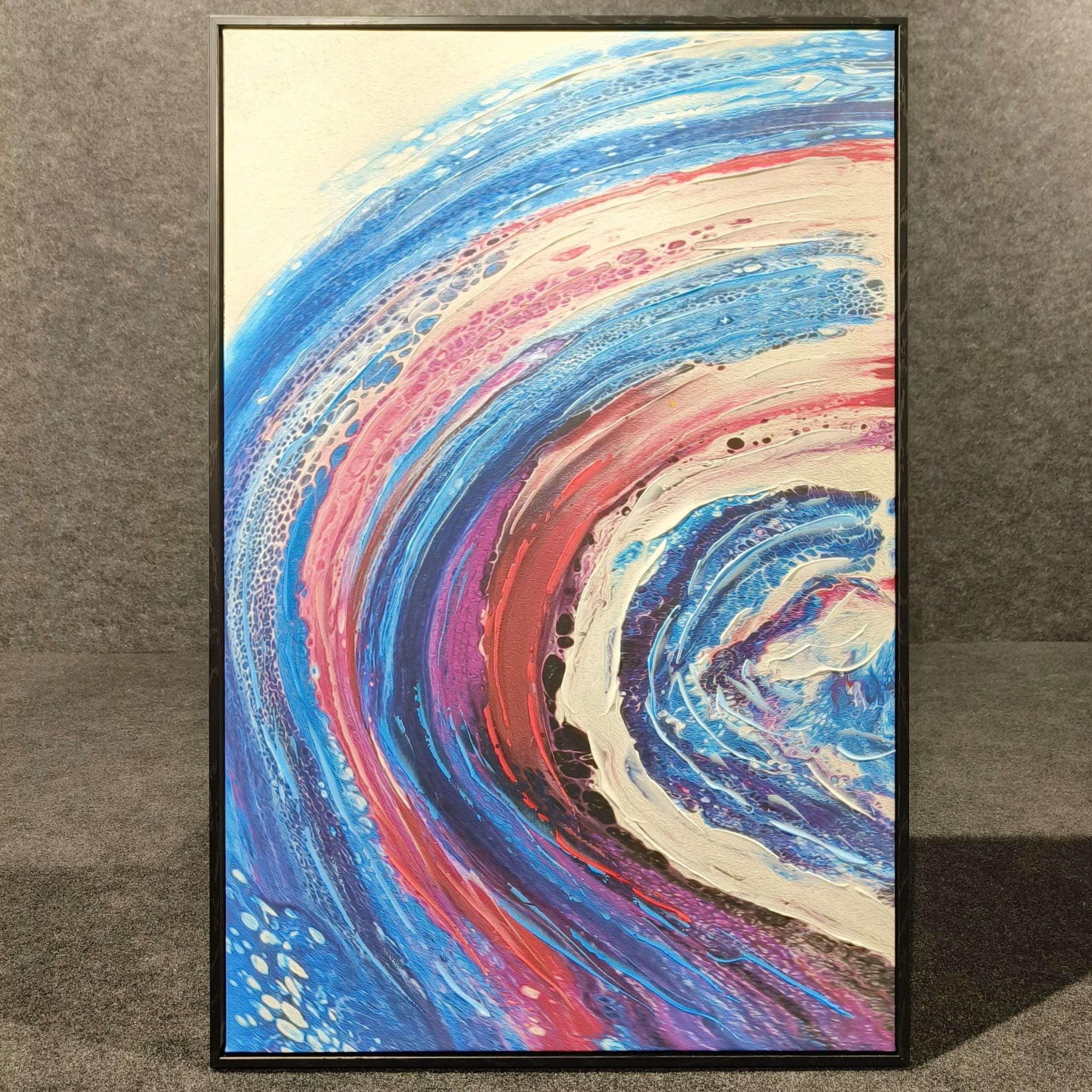 Cosmic Swirl Abstract Painting