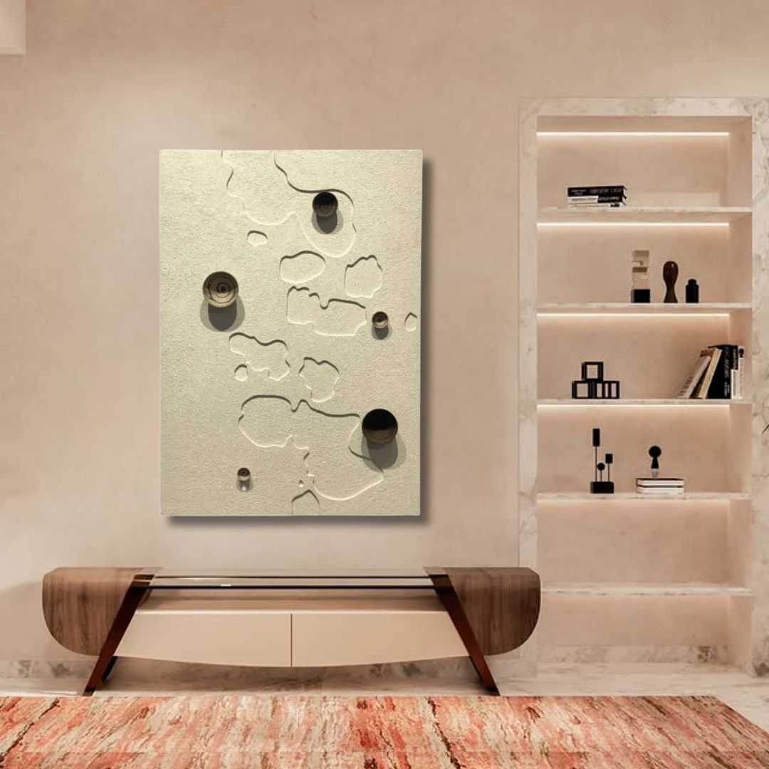 Earthen Whispers Abstract Wall Art