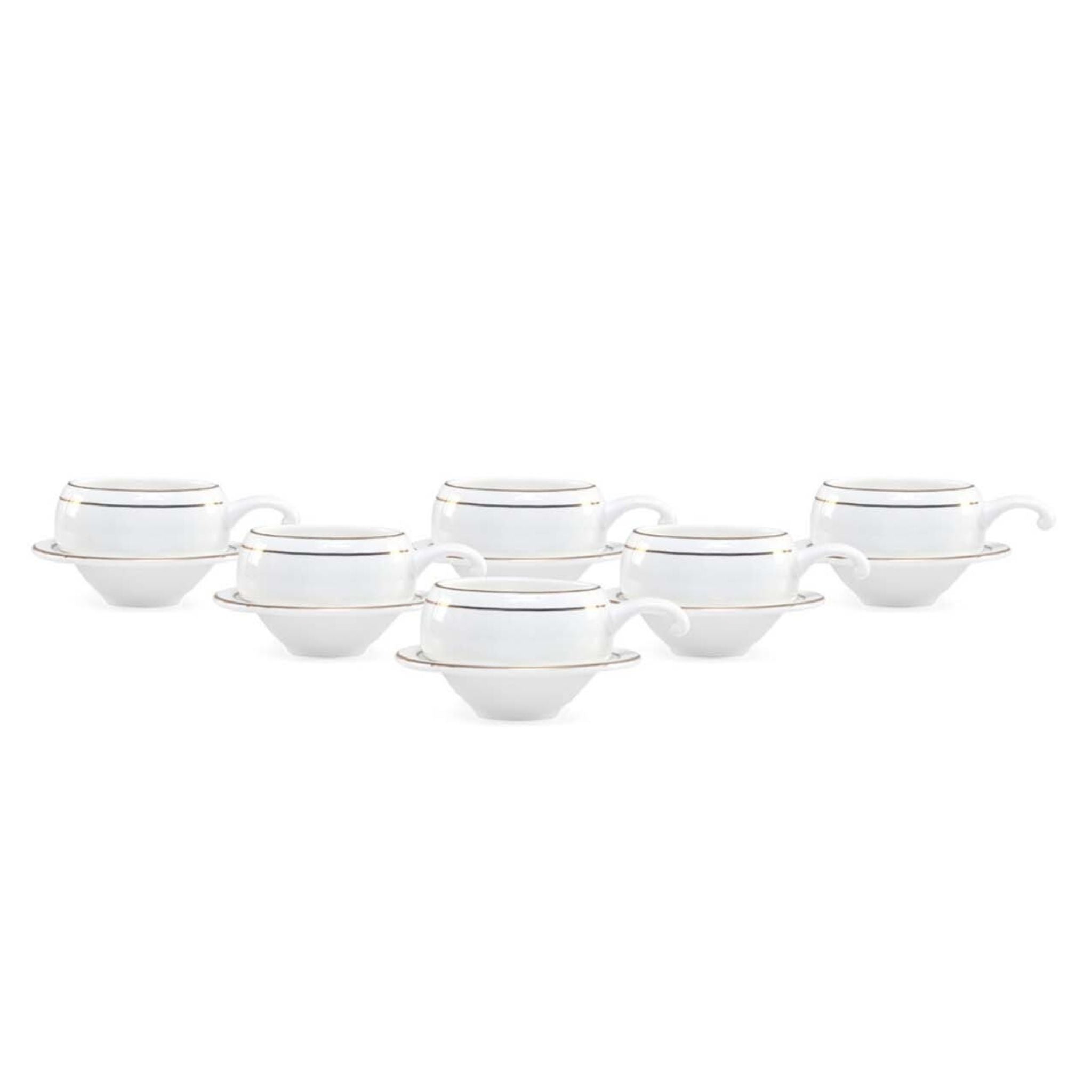 Ebony Tea Set - Set of 6