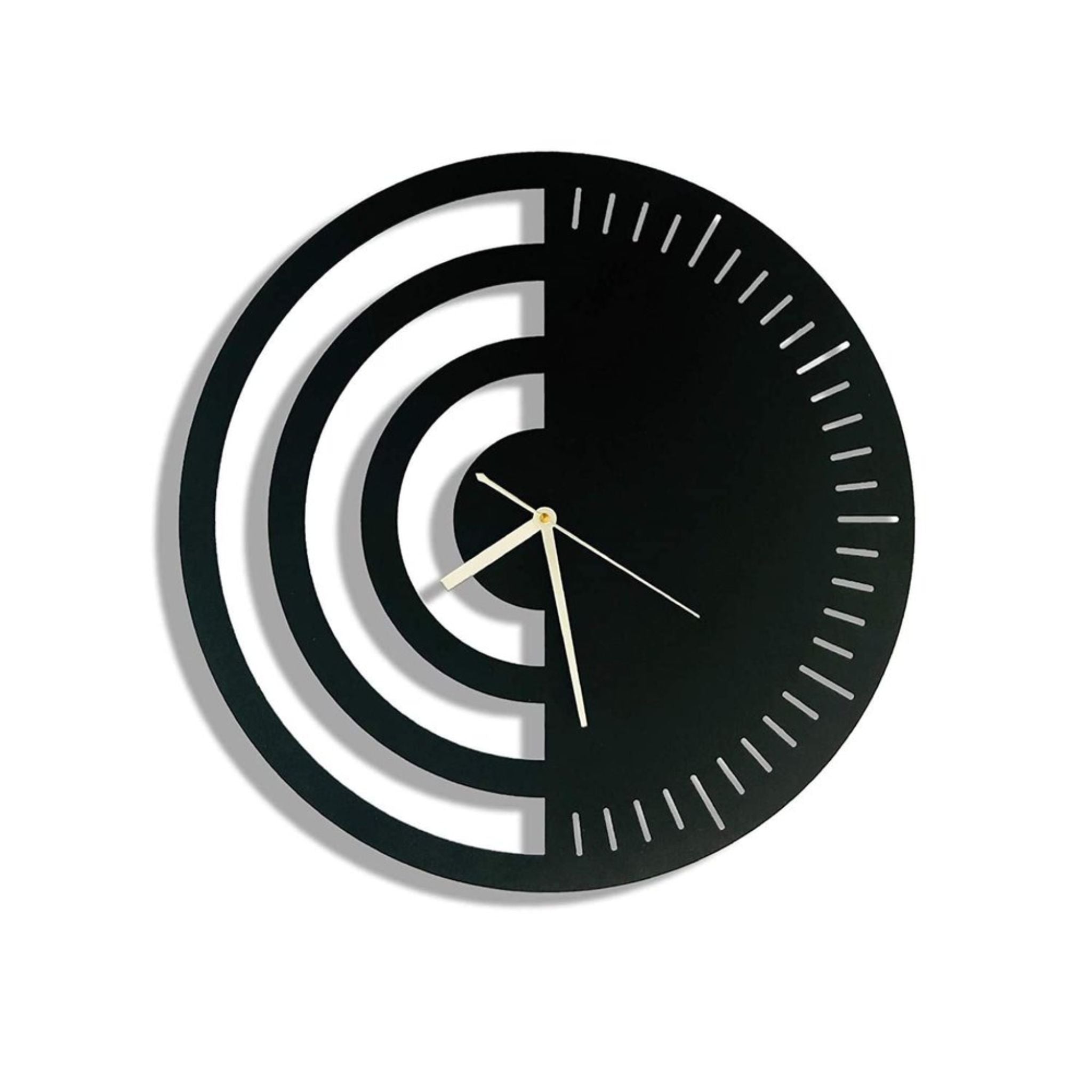 Eclipse Metal Wall Clock