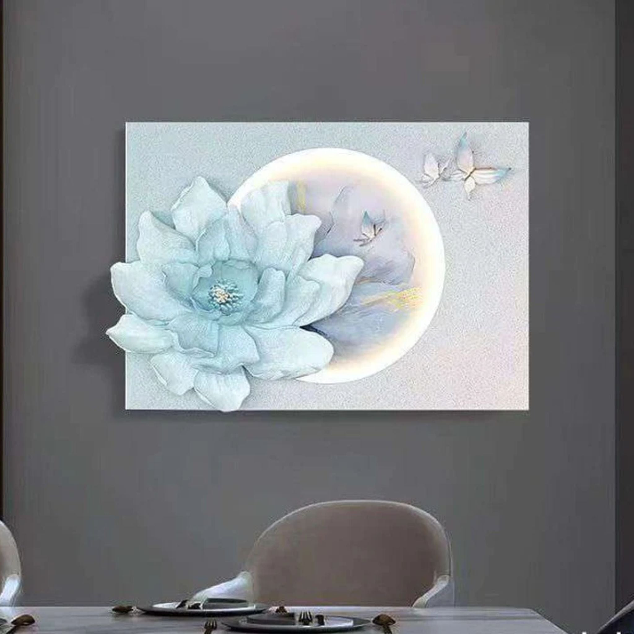 Ethereal Bloom 3D Wall Art