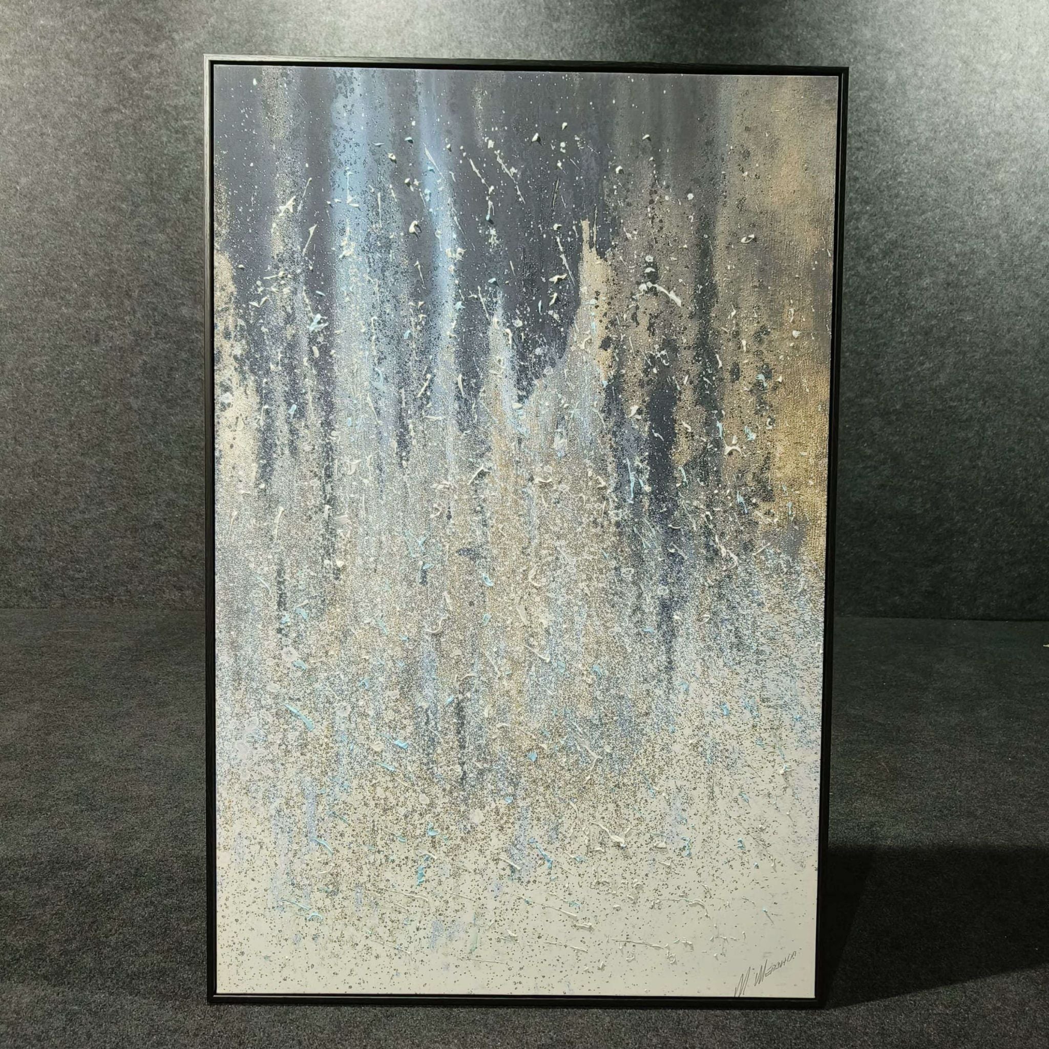 Ethereal Glow Textured Wall Art