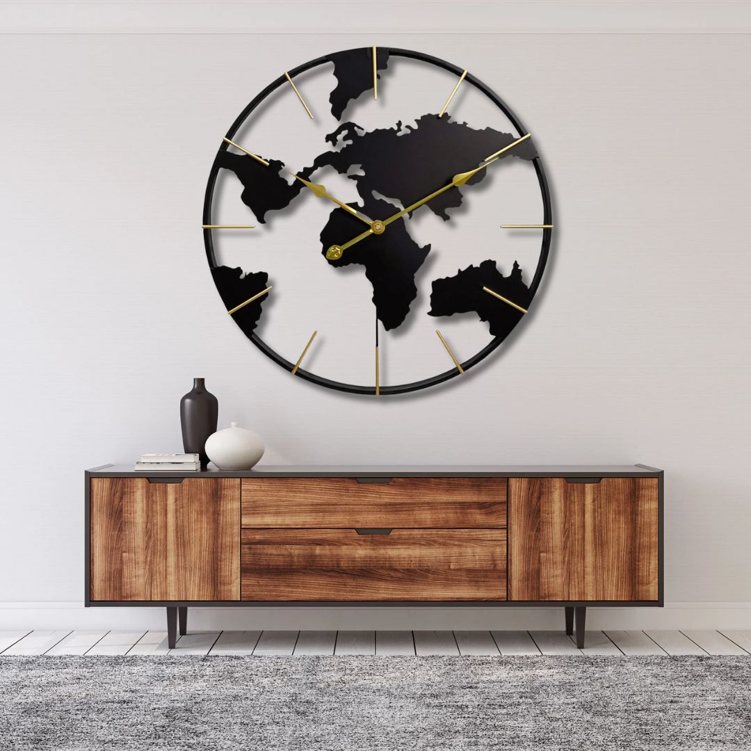 Golden Meridian Wall Clock