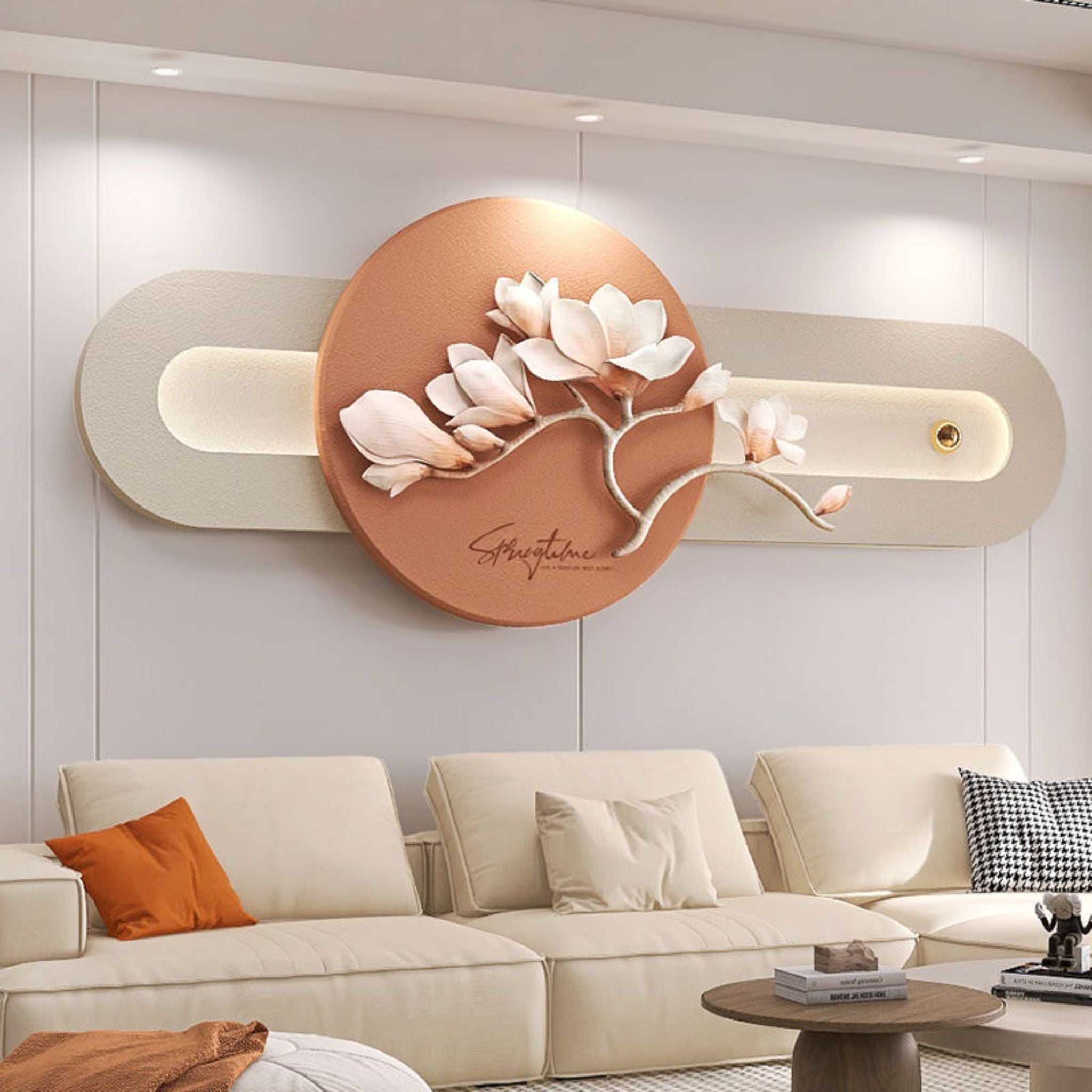 Magnolia Horizon 3D Wall Art