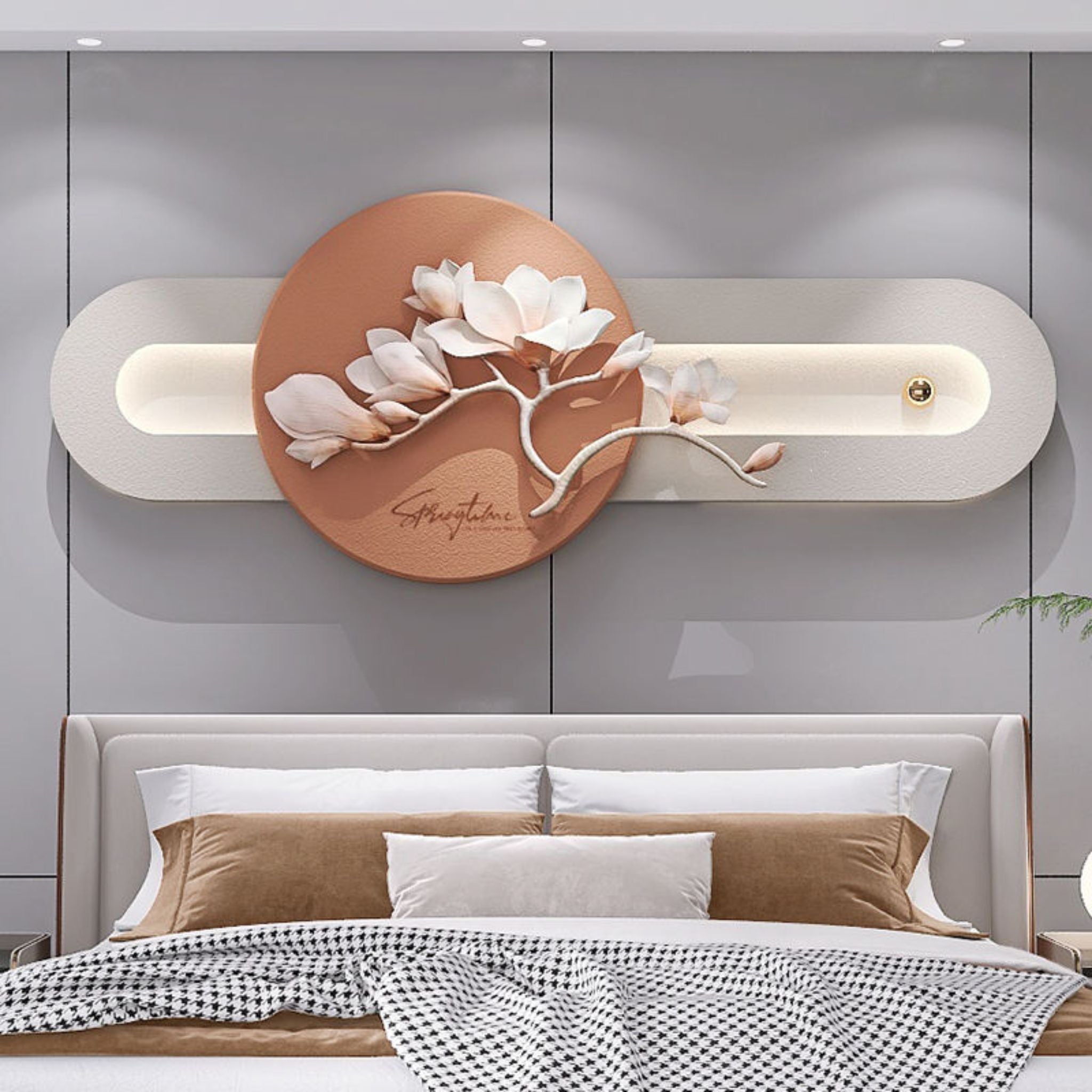 Magnolia Horizon 3D Wall Art
