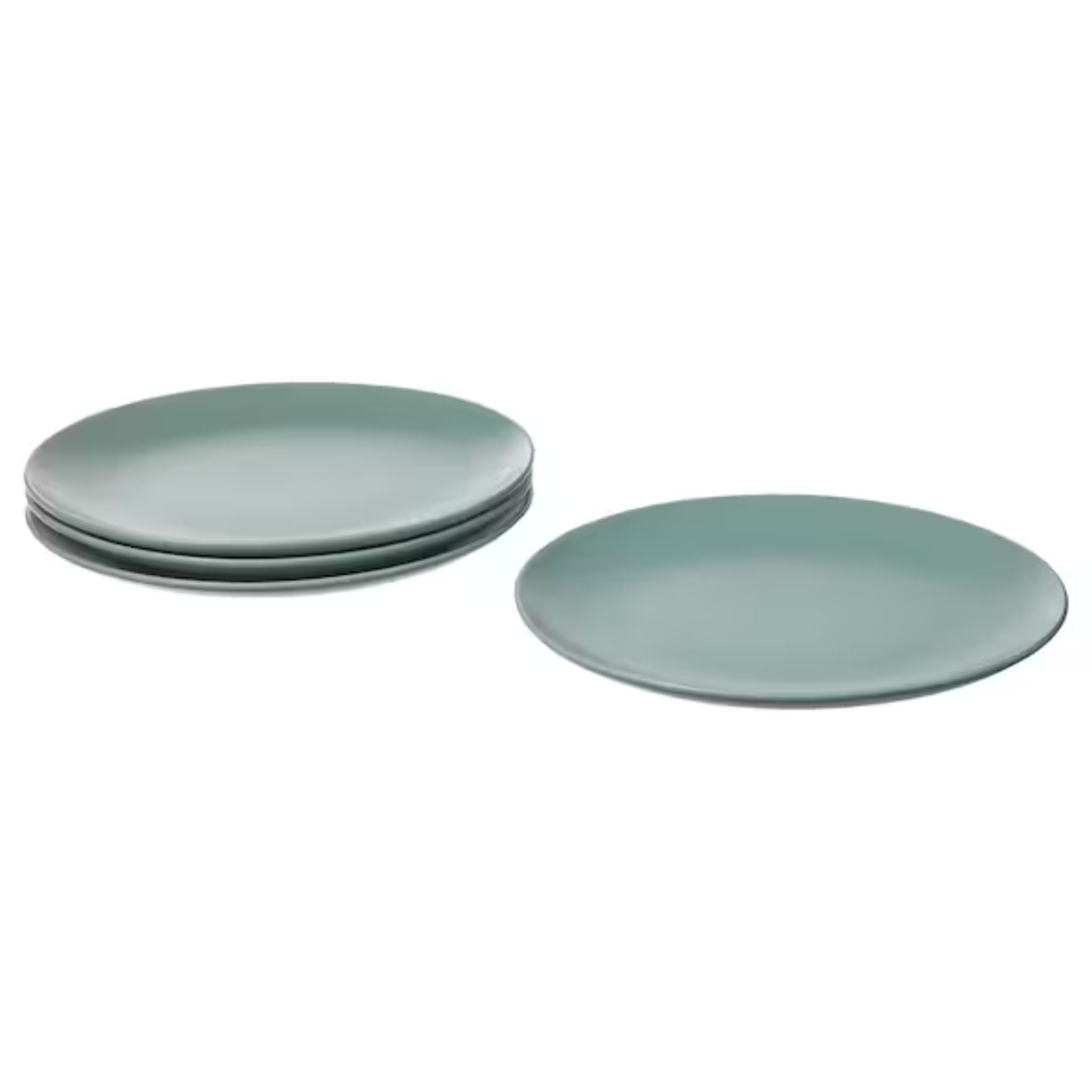 Matte Ceramic Plates - Set of 4