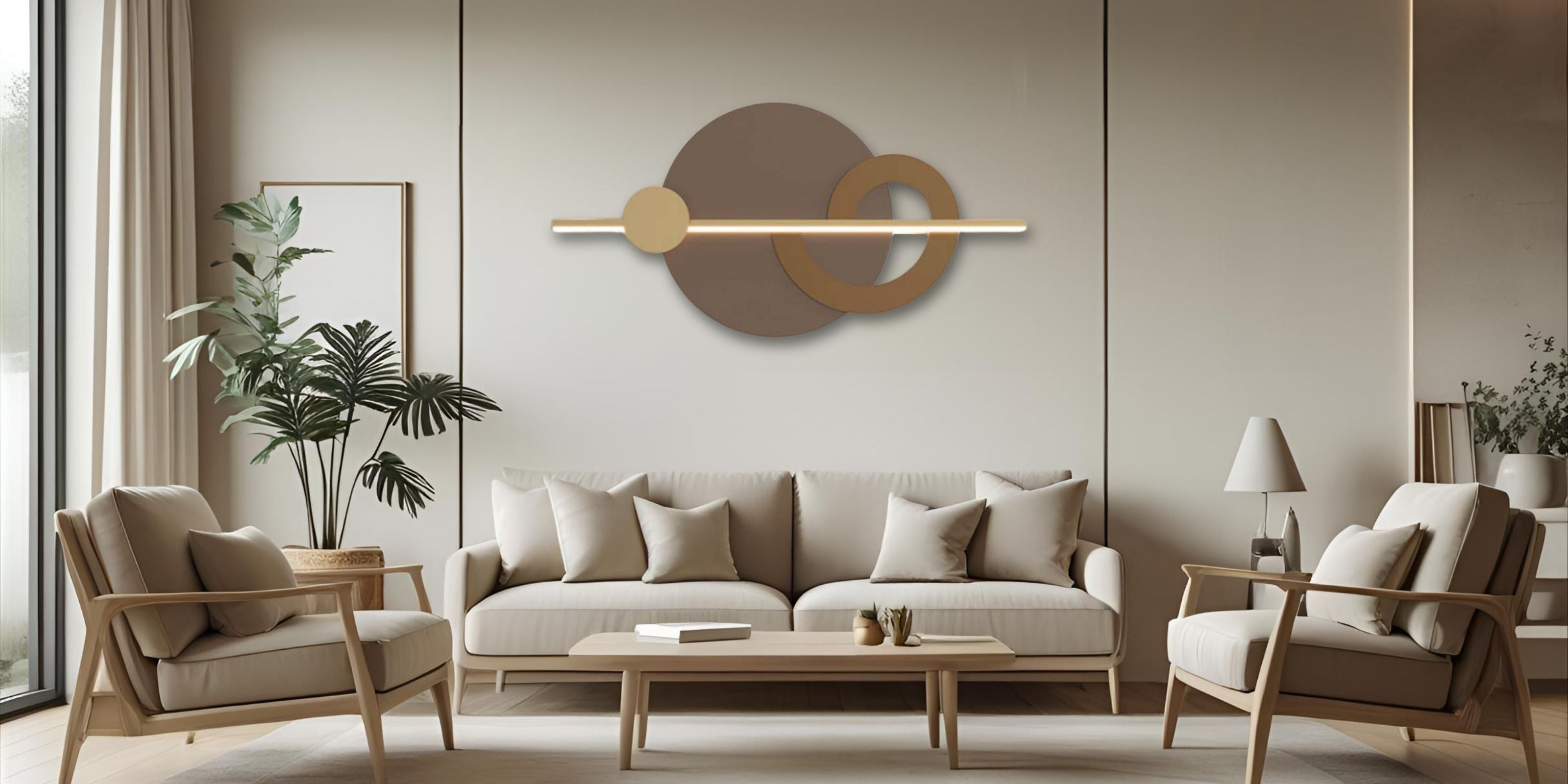 Metal wall art banner West Attic