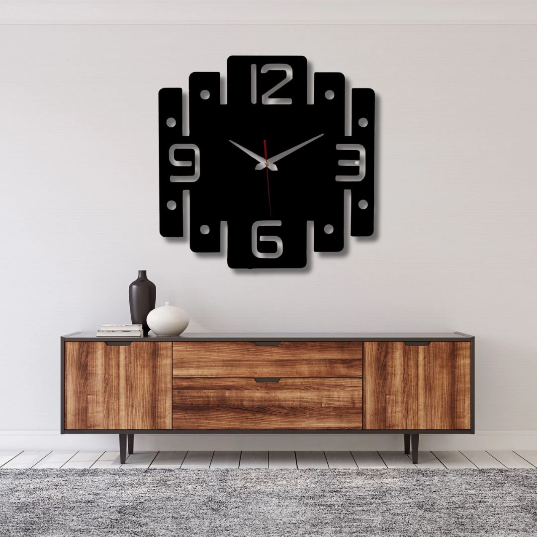 Midnight Square Wall Clock