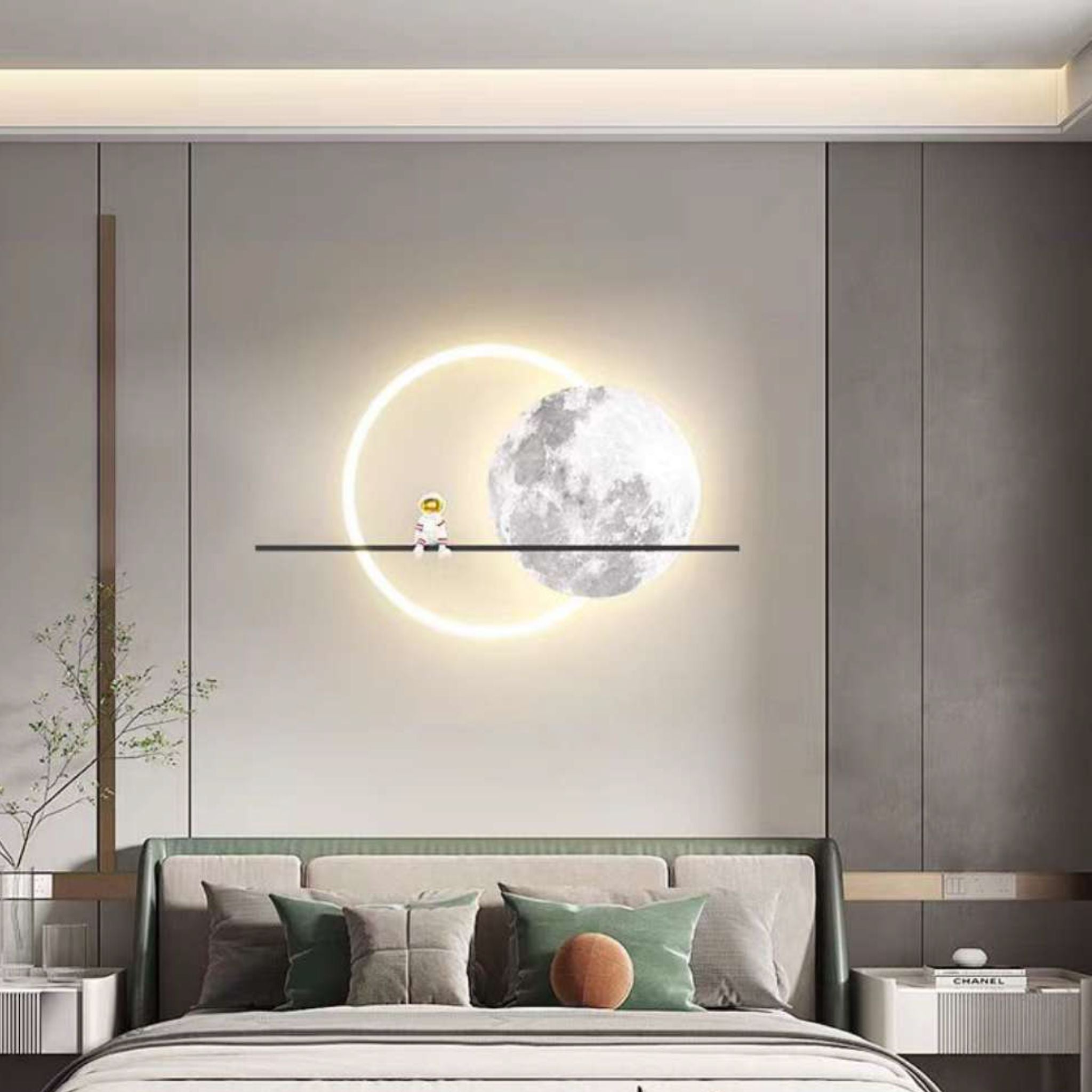 Moon Explorer LED Wall Decor