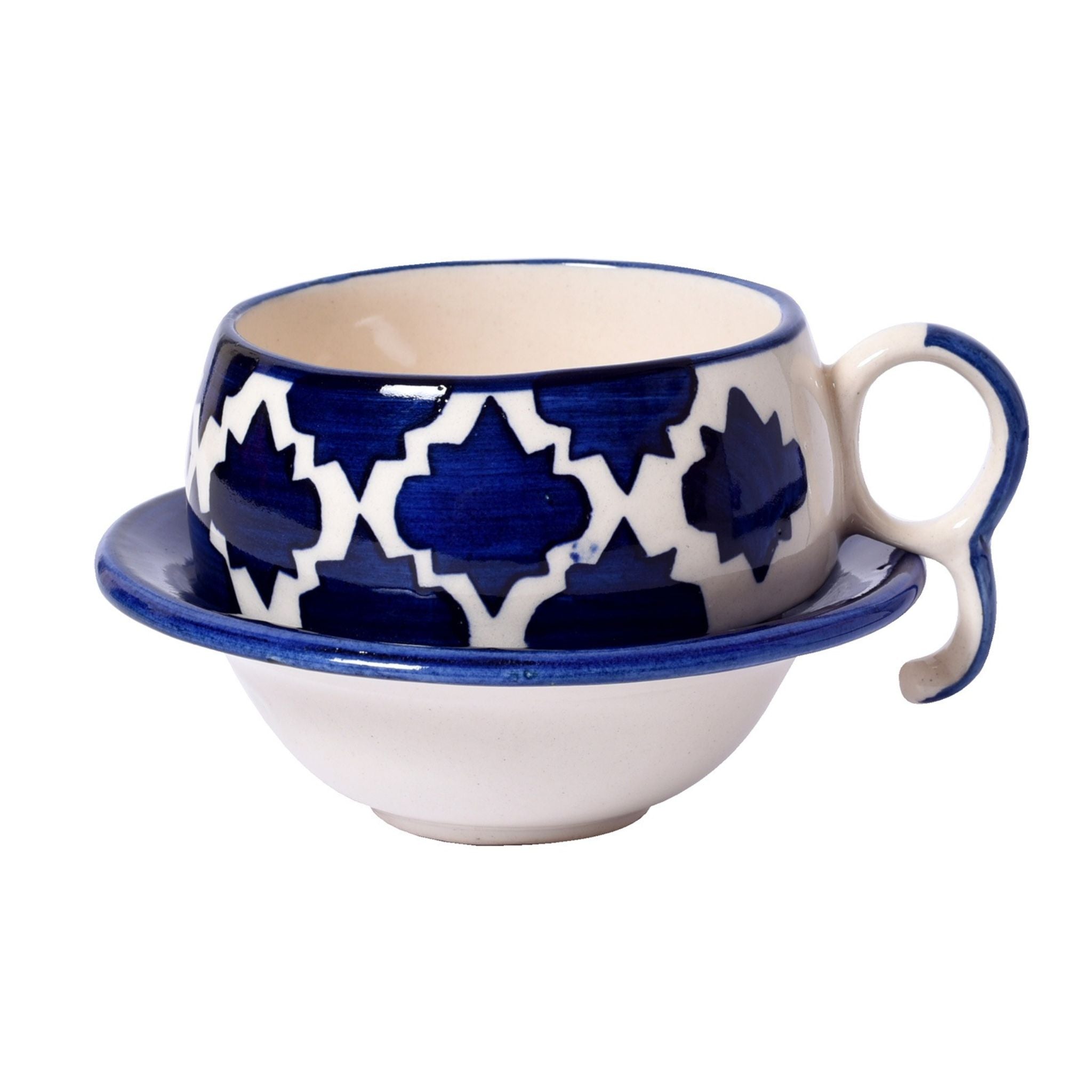 Moroccan Blue Tea Set - Set of 6