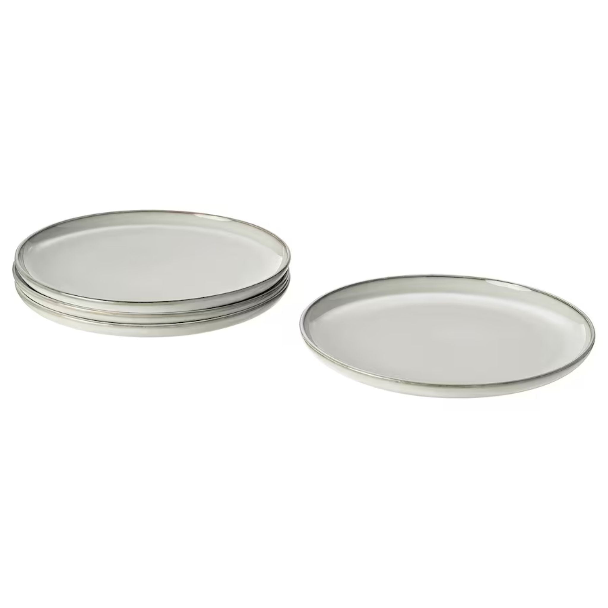 Passo Ceramic Plates - Set of 4