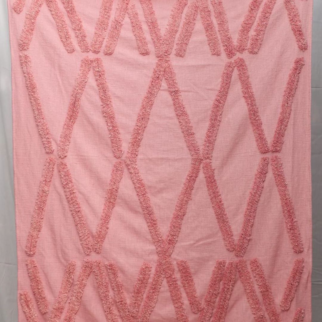 Pink Boho Style Throw