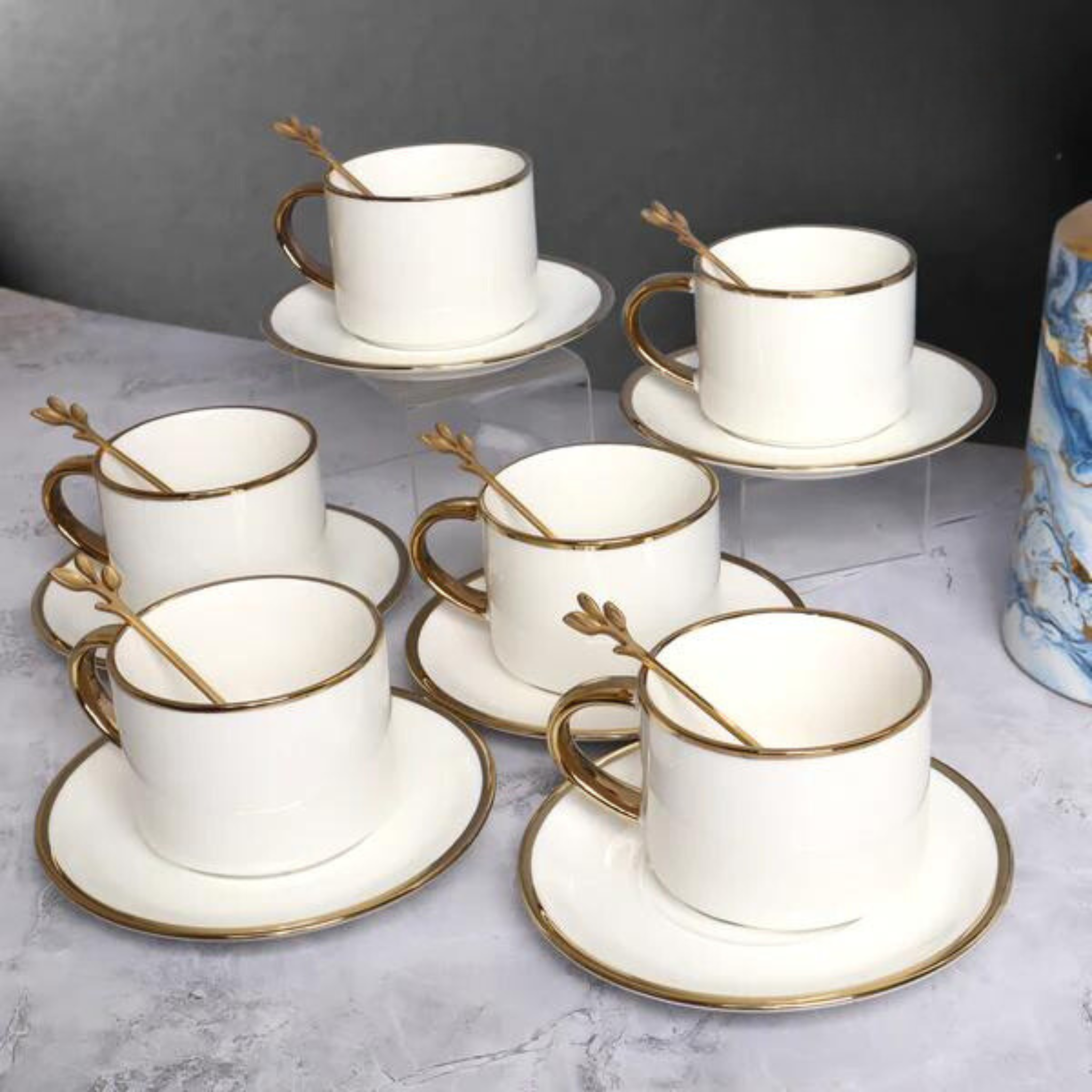 Royal Crown Espresso Set - Set of 6