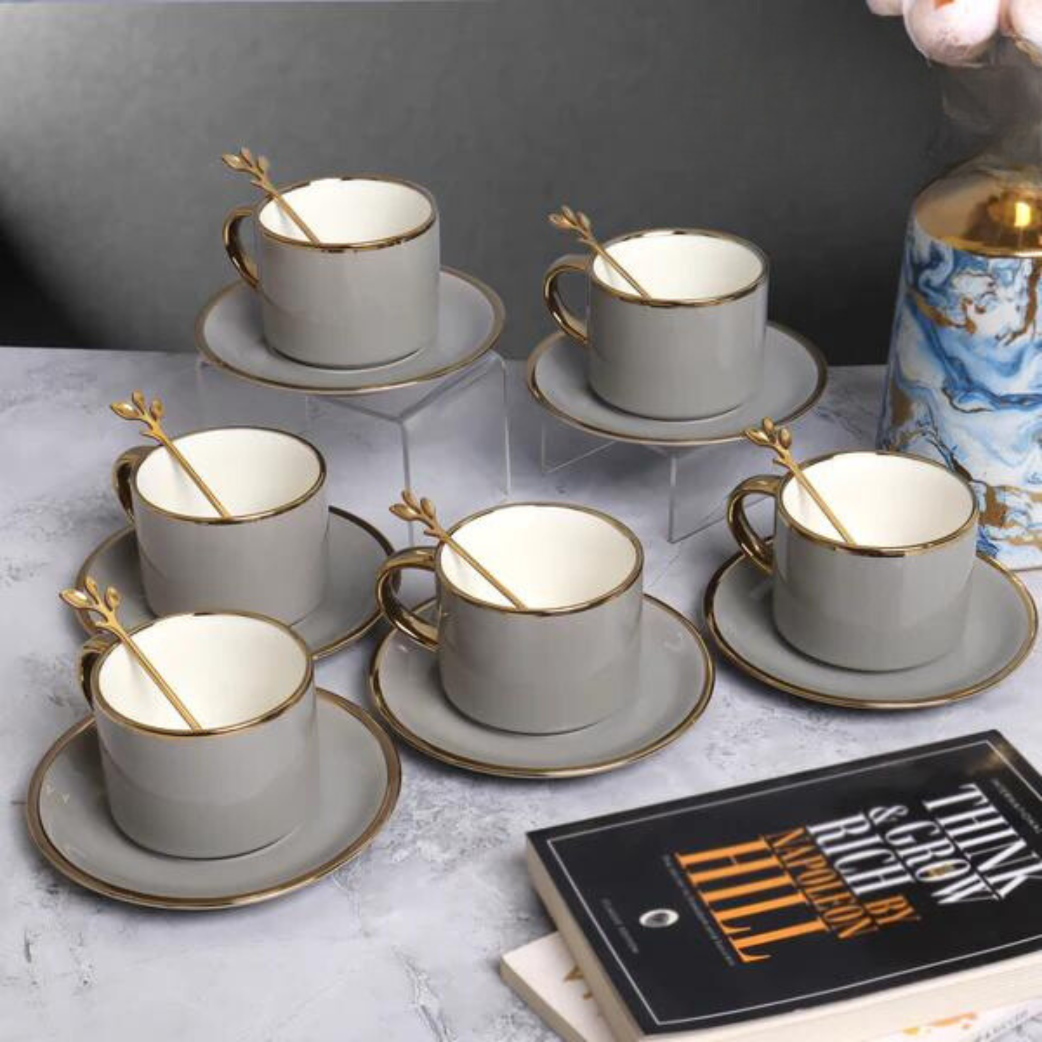 Royal Crown Espresso Set - Set of 6