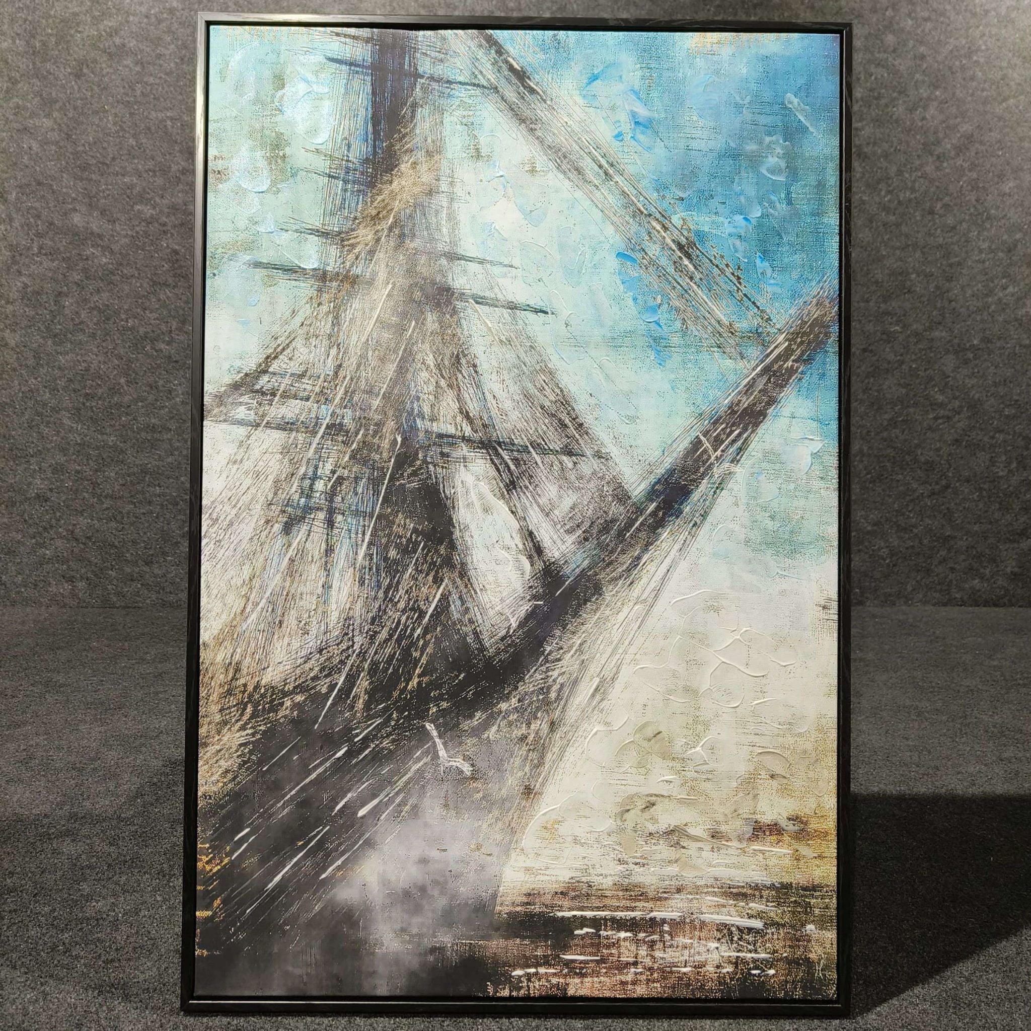 Sailing Serenity Wall Painting