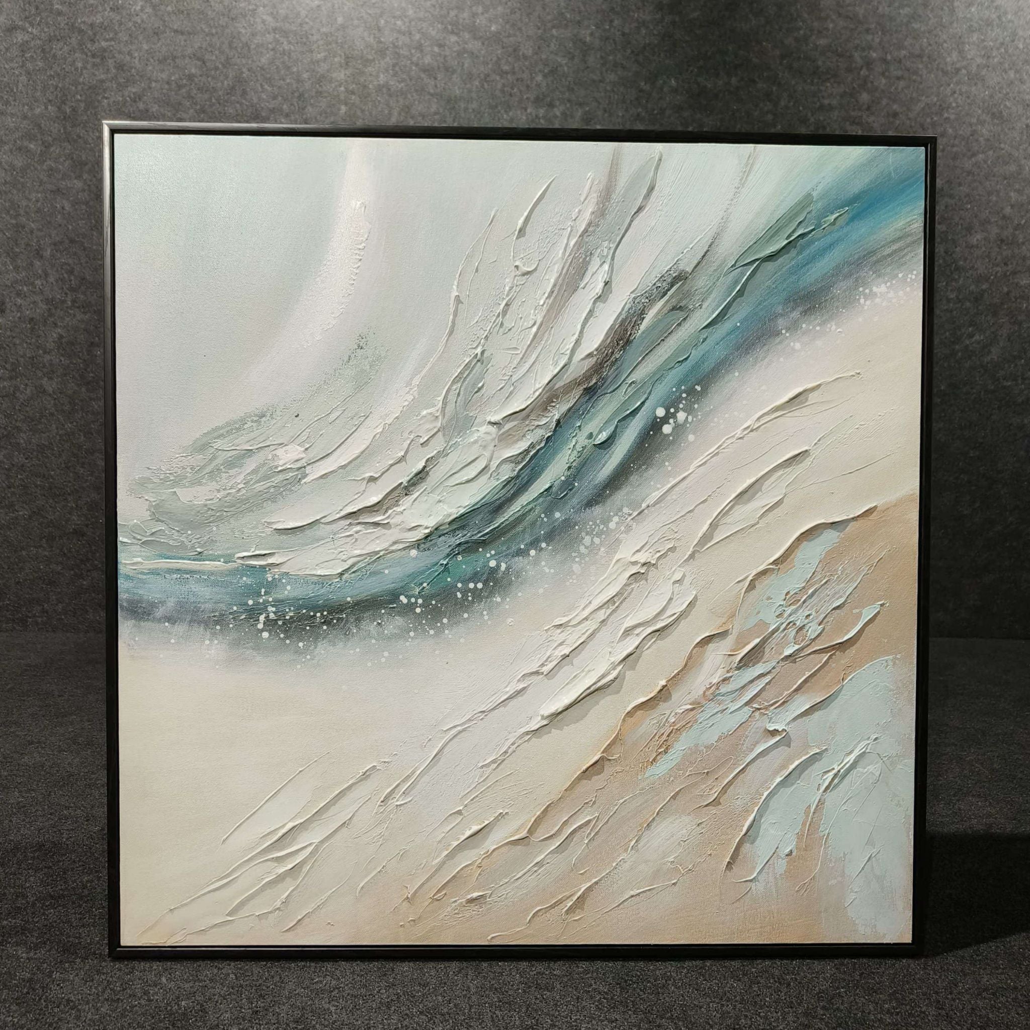 Serene Flow Abstract Painting