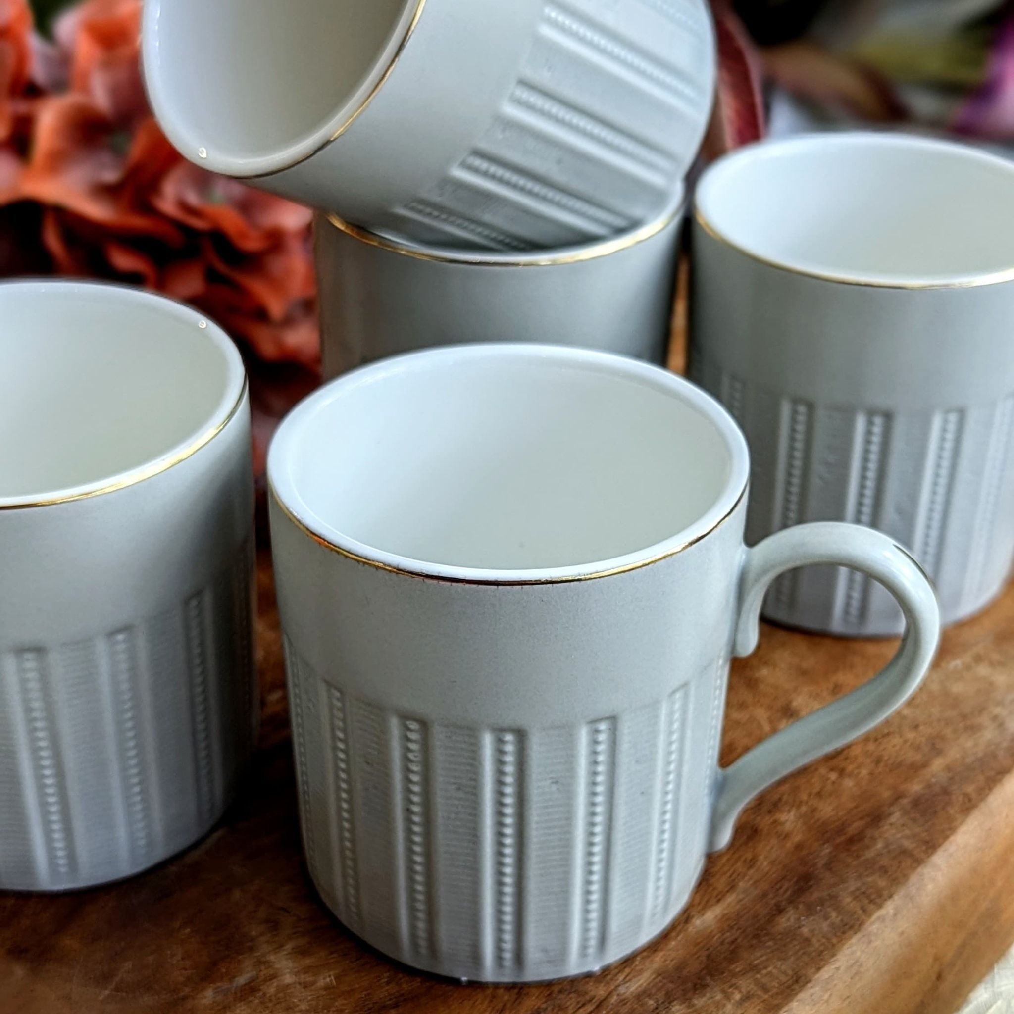 Grey Coffee Mugs